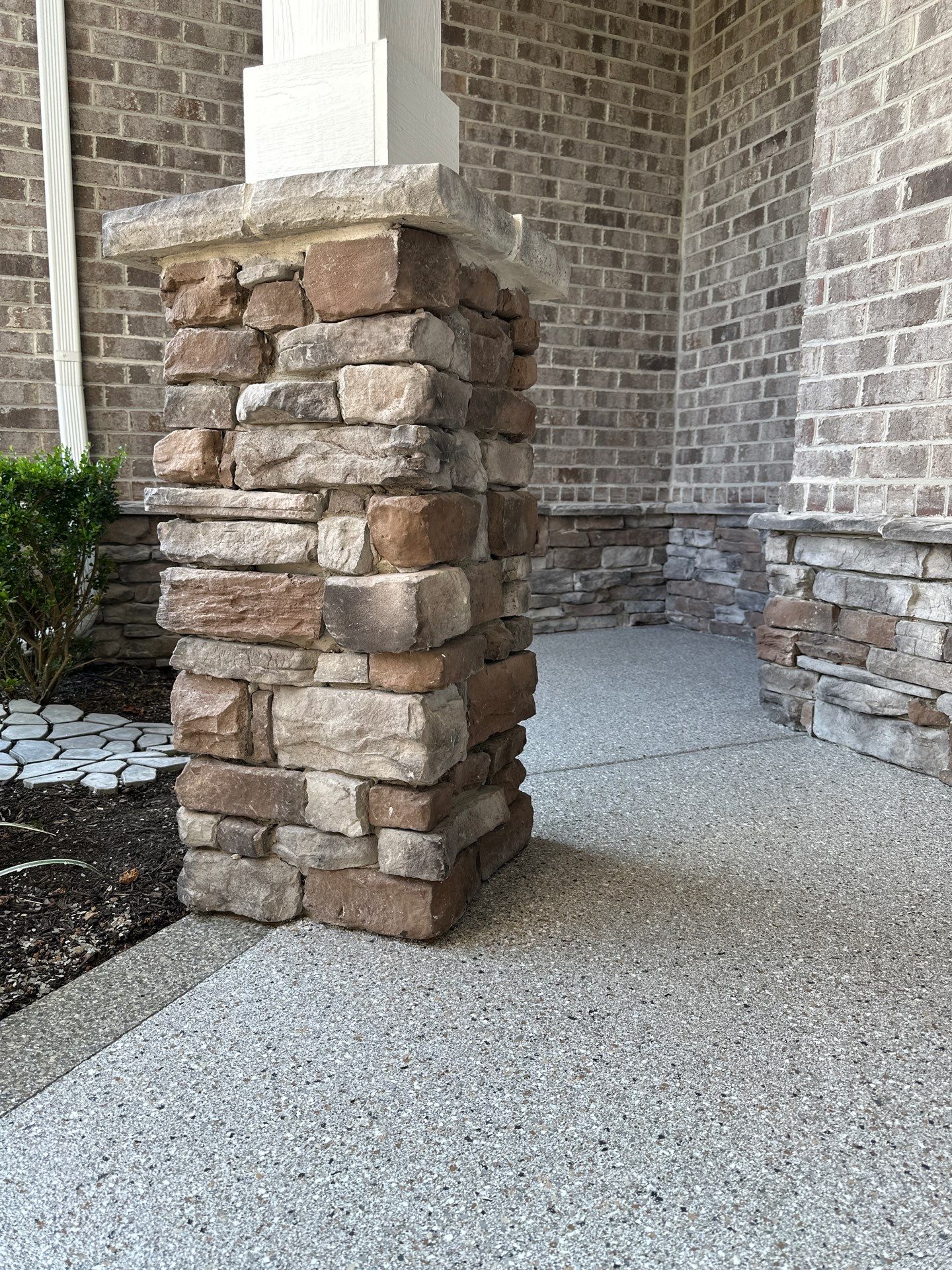 Driveway Improvement Using Claystone With Trail Mix Border! by Elite Floor Solutions