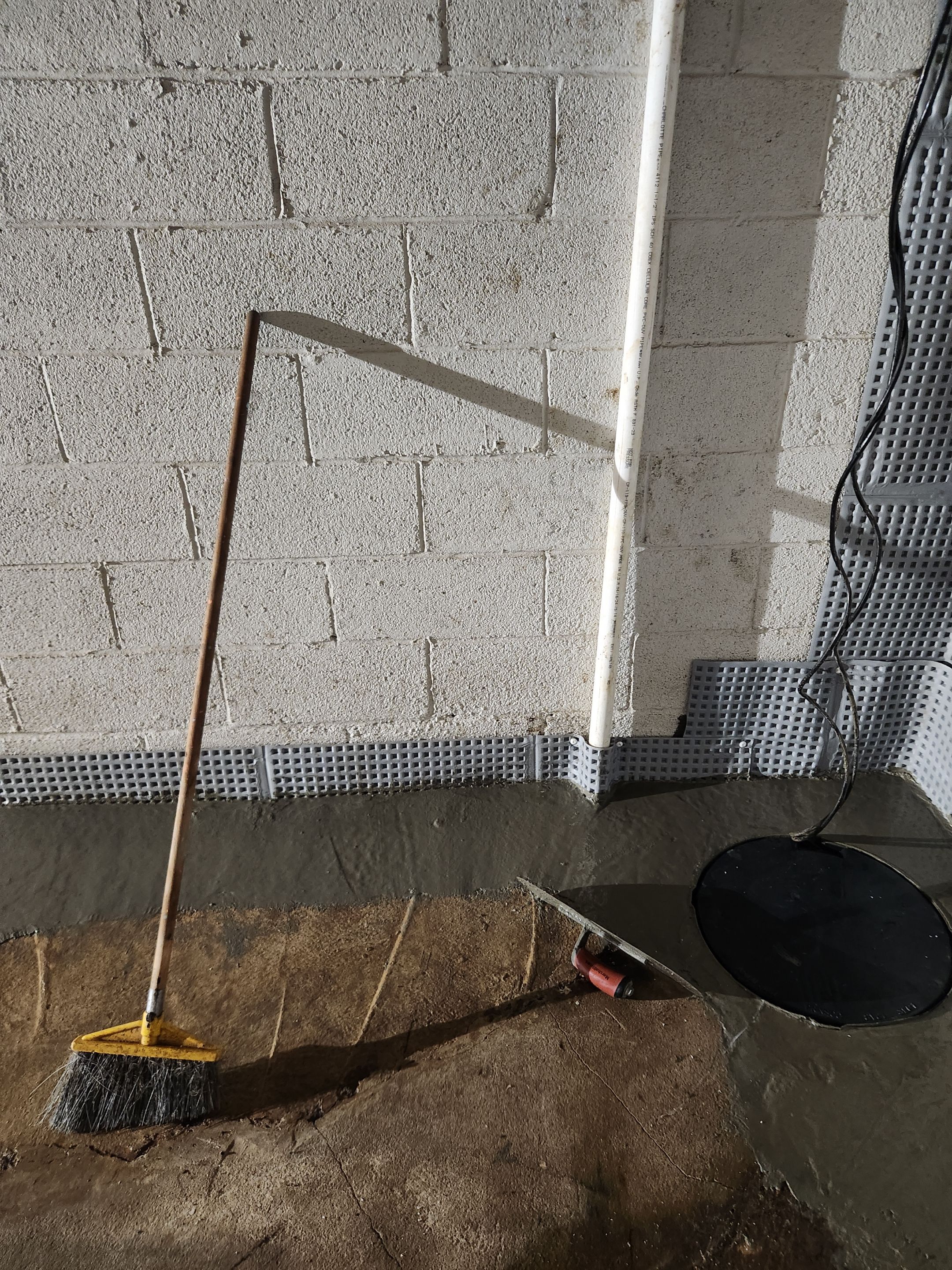 Interior French Drain in Pine Brook NJ by Pure Service Pro, LLC 