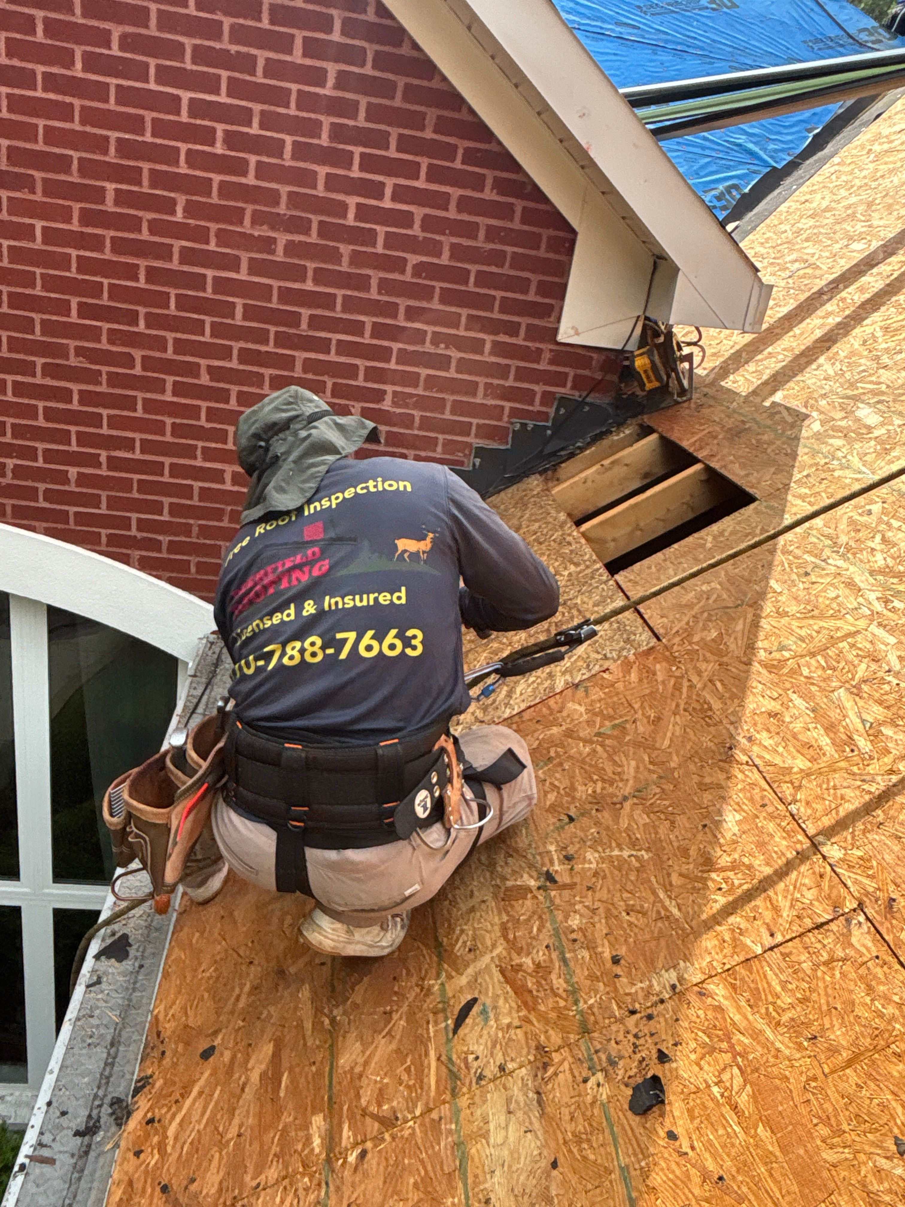 Roof replacement by Deerfield Roofing LLC