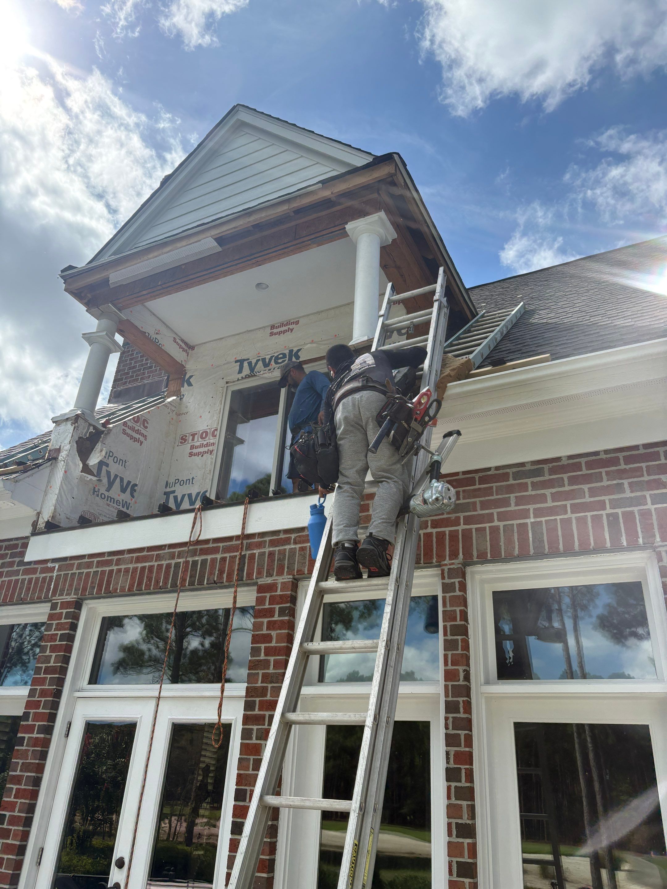 Southport Dormer Siding Replacement and Architectural Trim Restoration by Ideal Siding Wilmington, NC