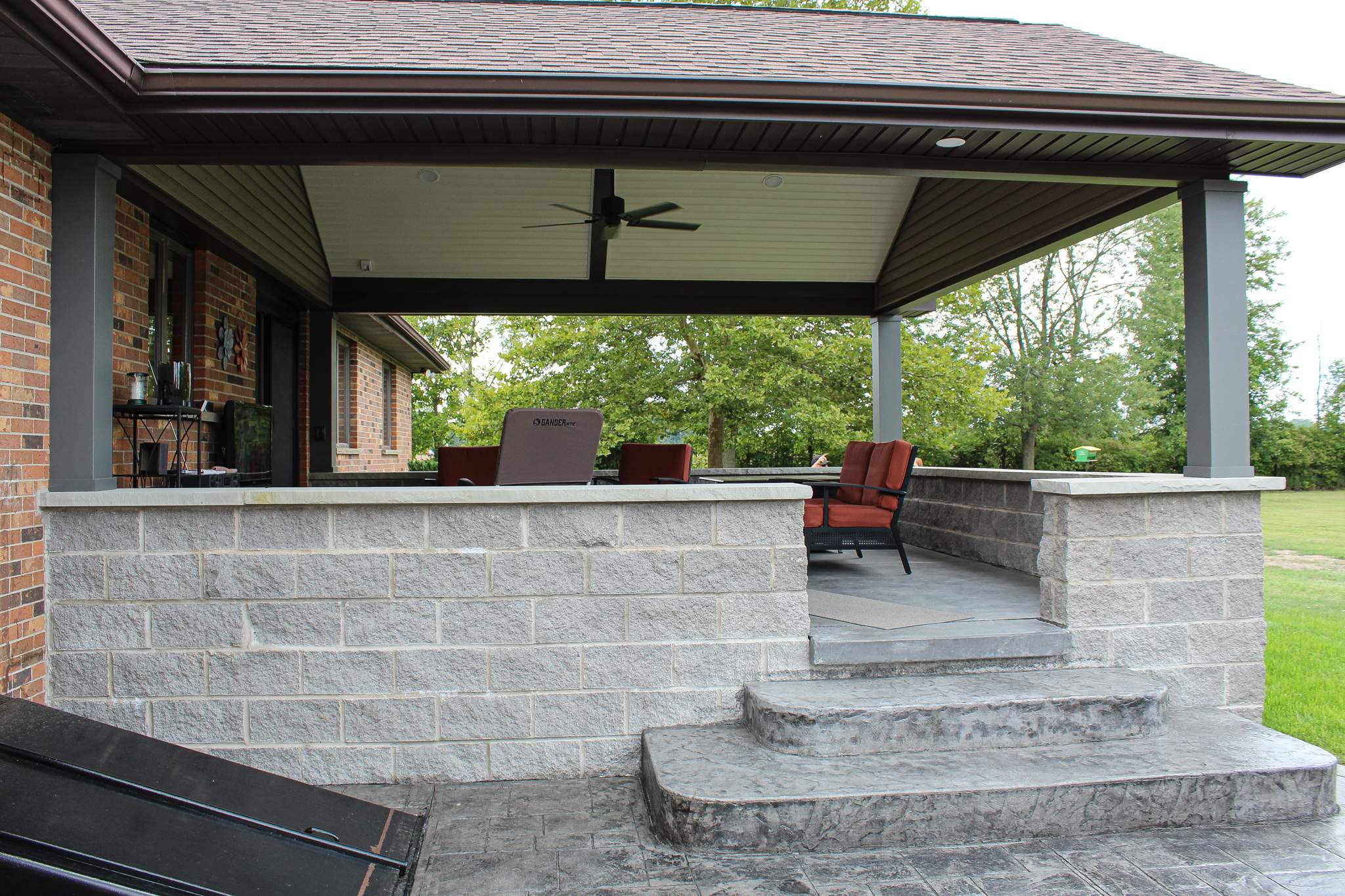Outdoor Living Addition and Concrete by Ivy Lea Construction