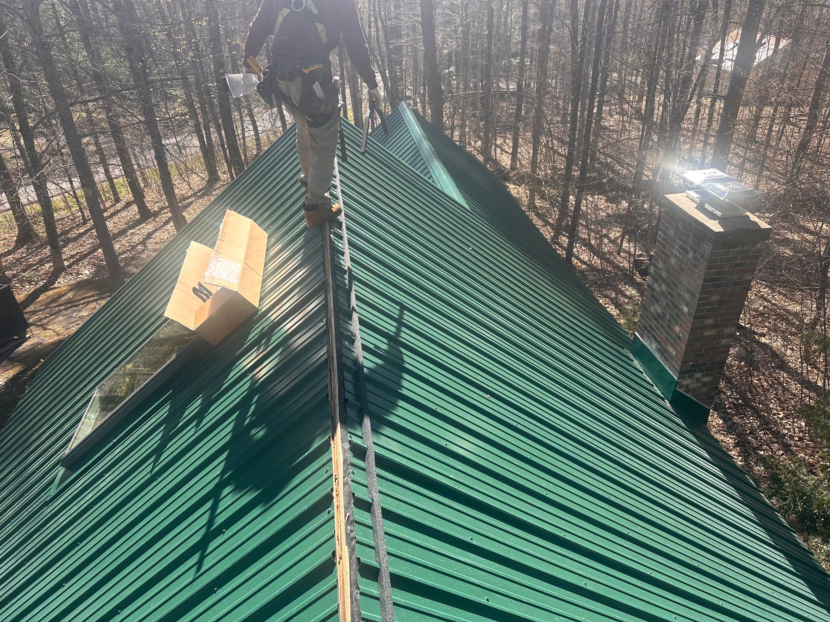 Metal Roof In Moultonborough, NH by Tall pine roofing