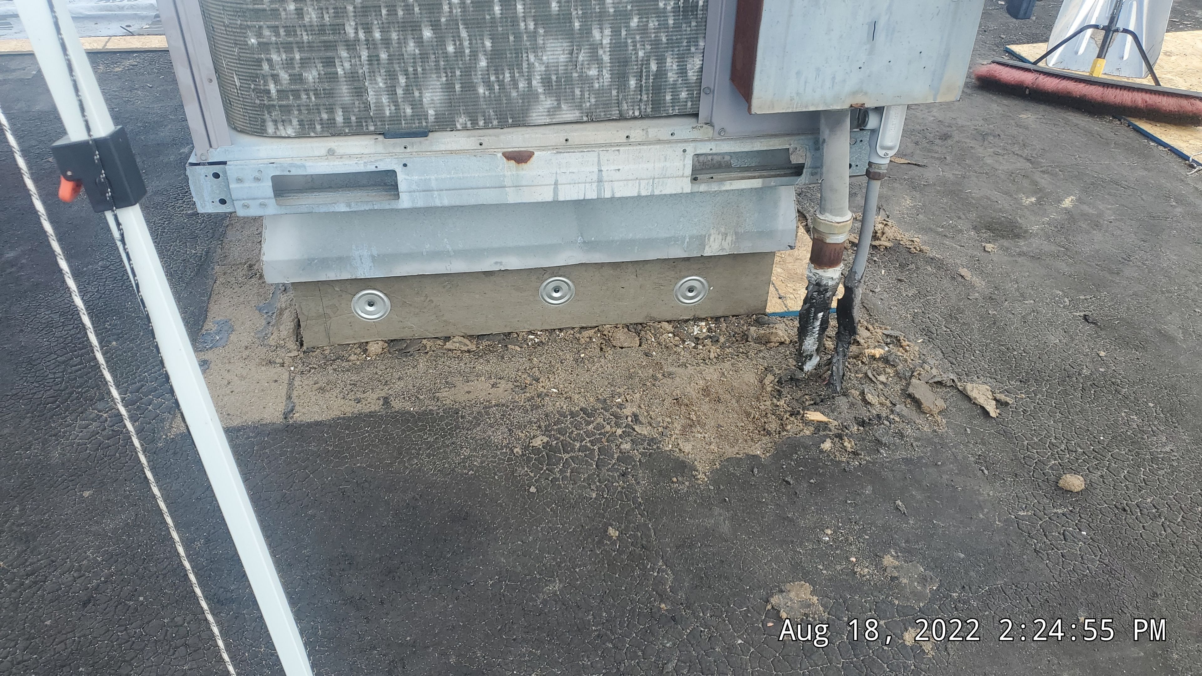 Commercial Roofing Installation using 50 mil PVC by Hostetler Roofing