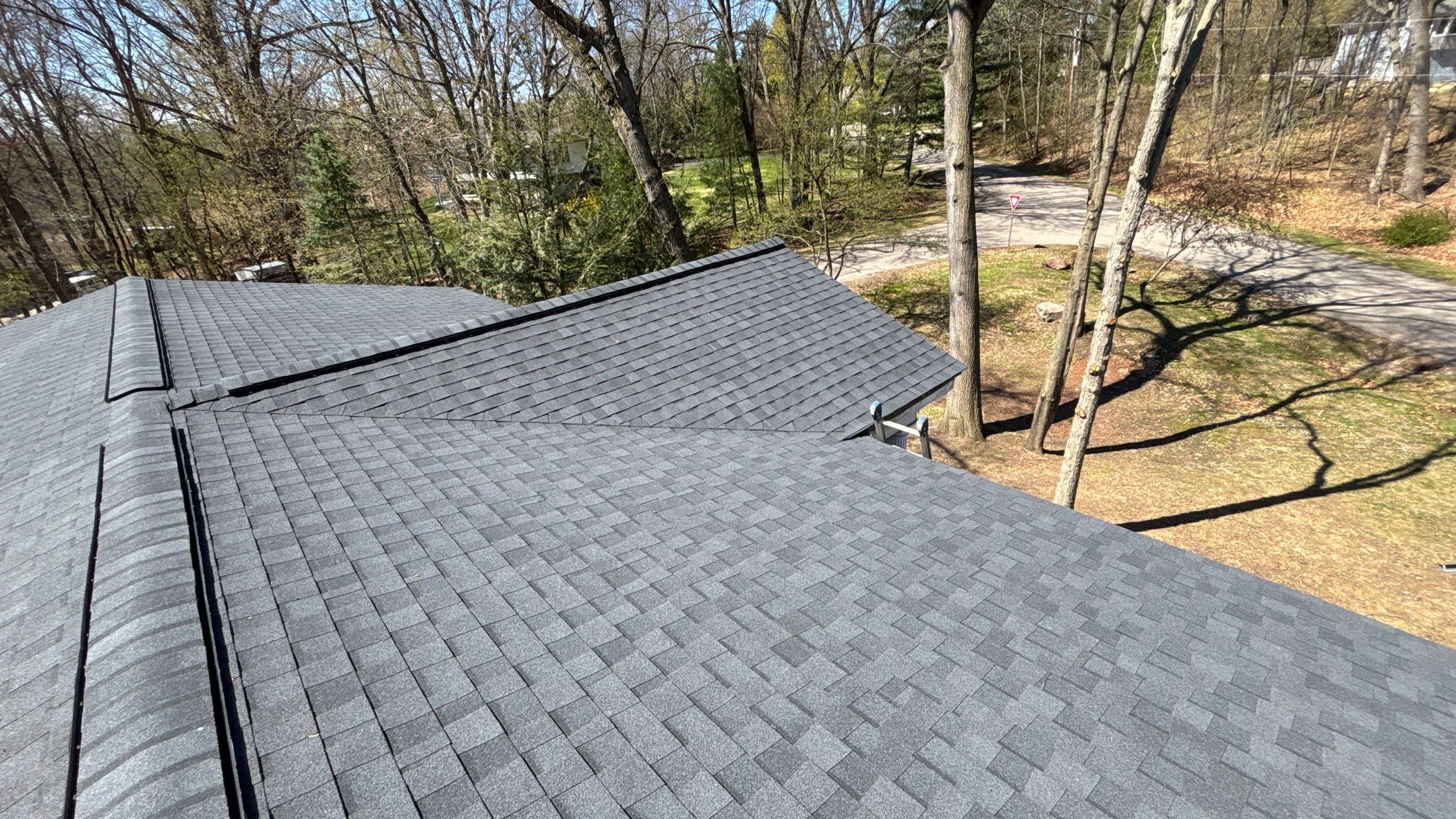 Roof Replacement using CertainTeed Landmark Moire Black by 180 Contractors