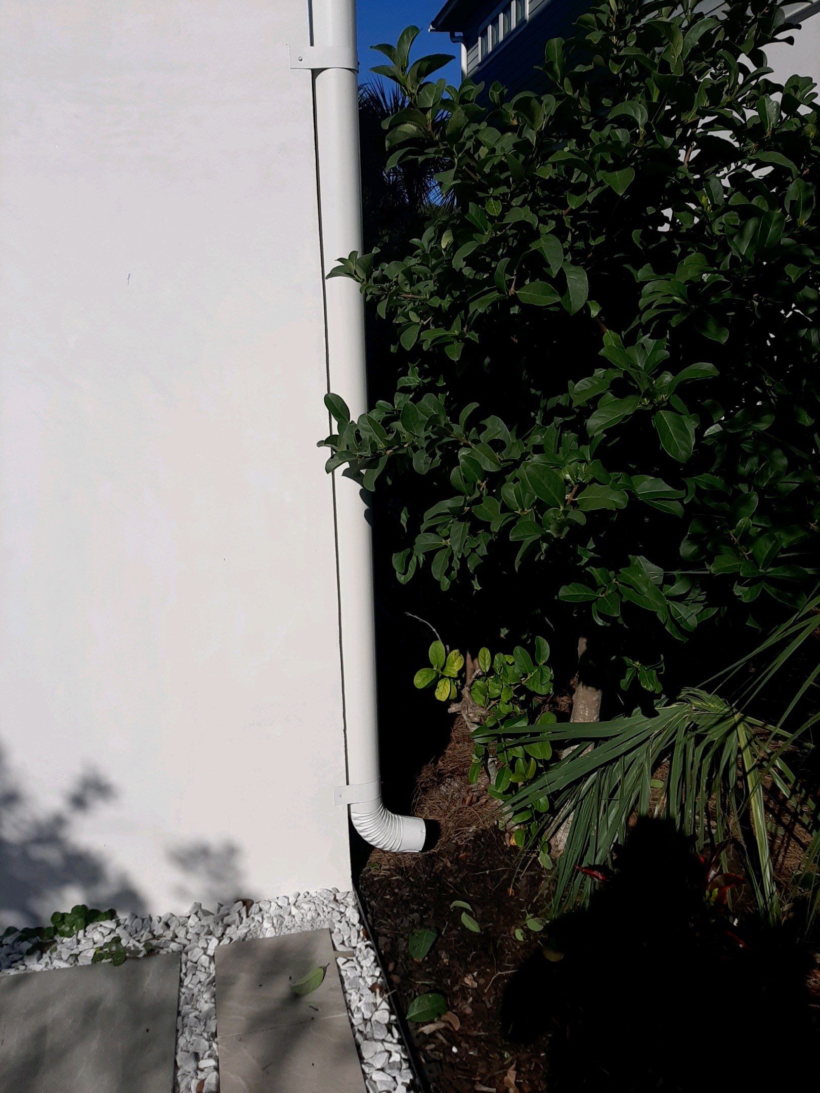 Gutter Installation Using White 6 Inch Seamless Gutters by Gutter Professors
