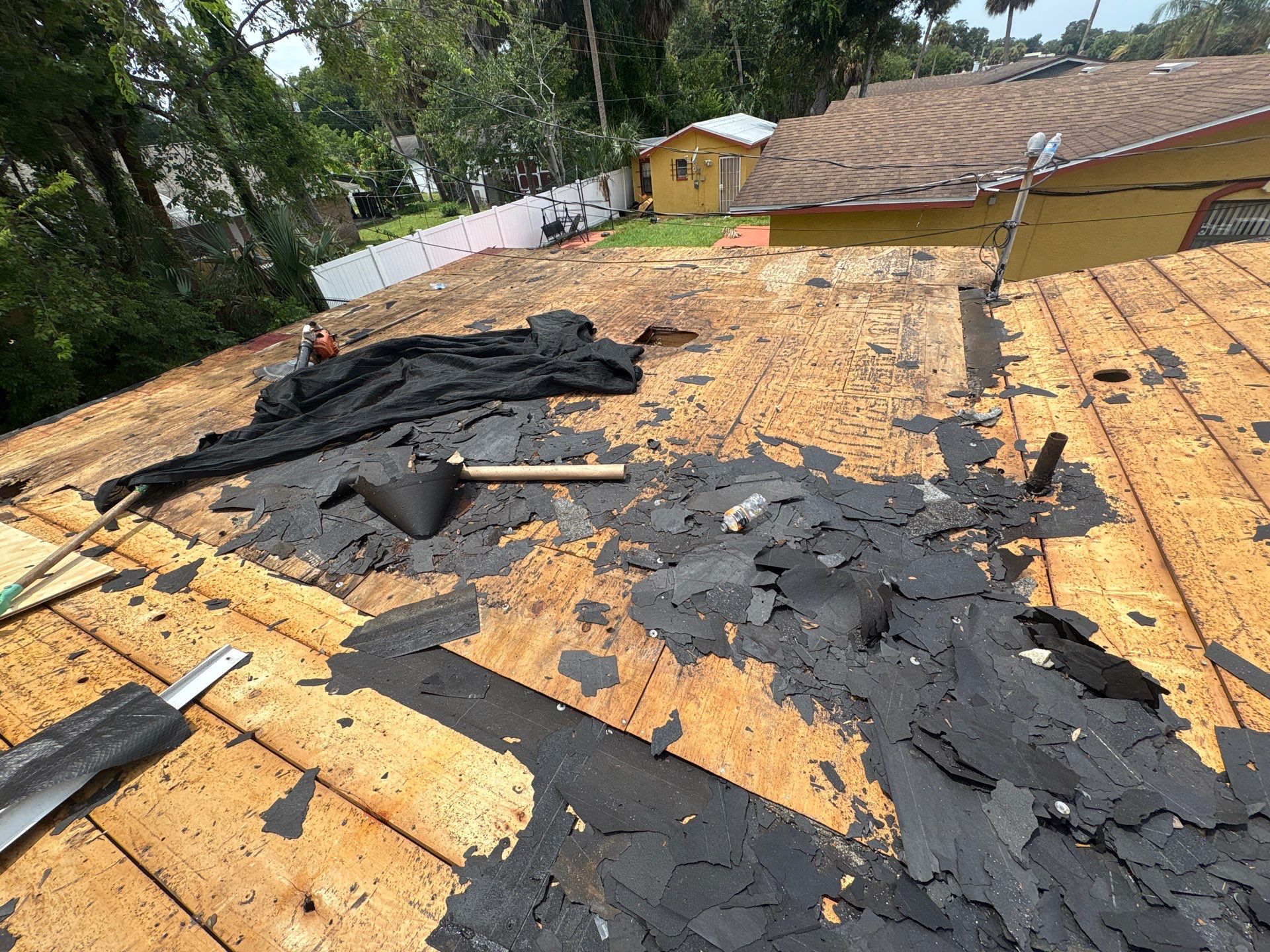 Residential Roof Replacement With Pinnacle Shingles in Daytona Beach by Pinnacle Roofing Group