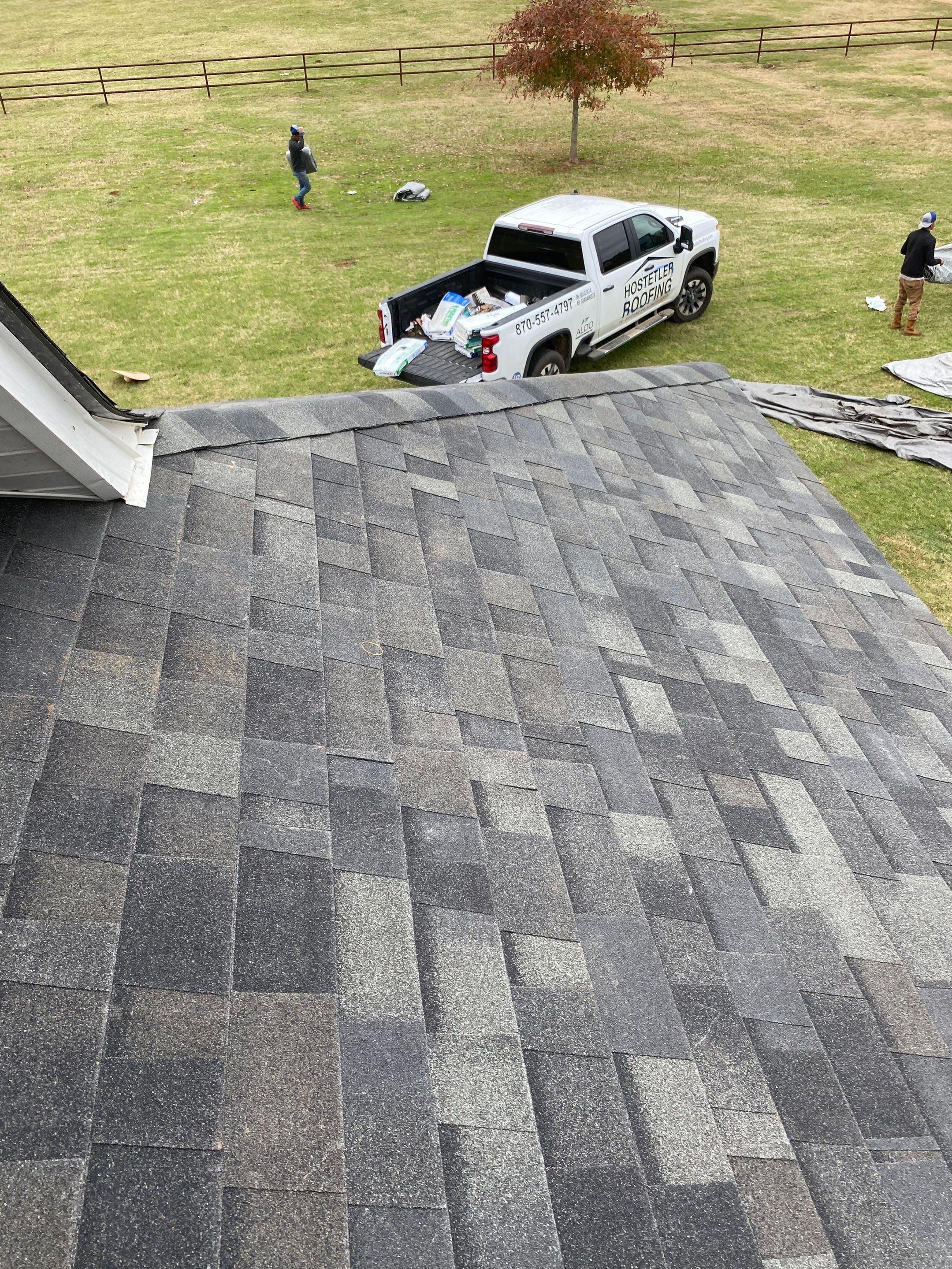Residential Roofing Repair using Malarkey Vista: Storm Gray by Hostetler Roofing
