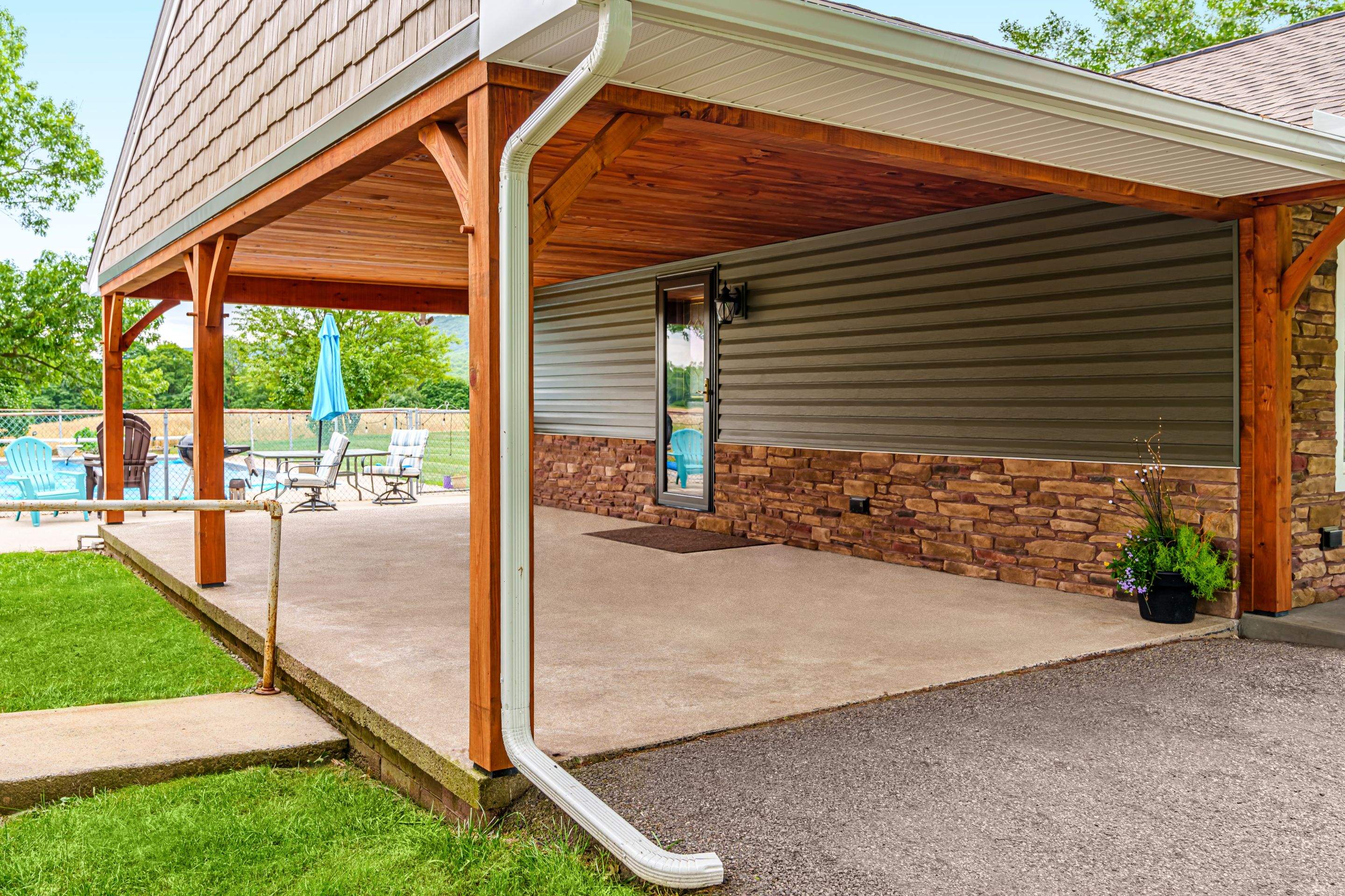 Shingle Roof- new siding- entry door by Esh Builders