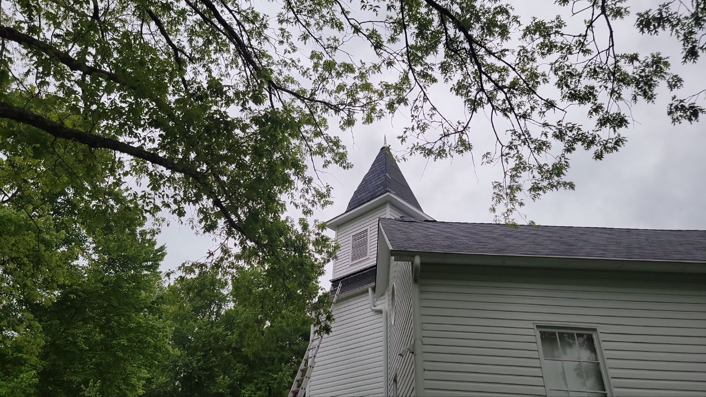 Church Roof Installation using GAF Slateline by ExteriorPros