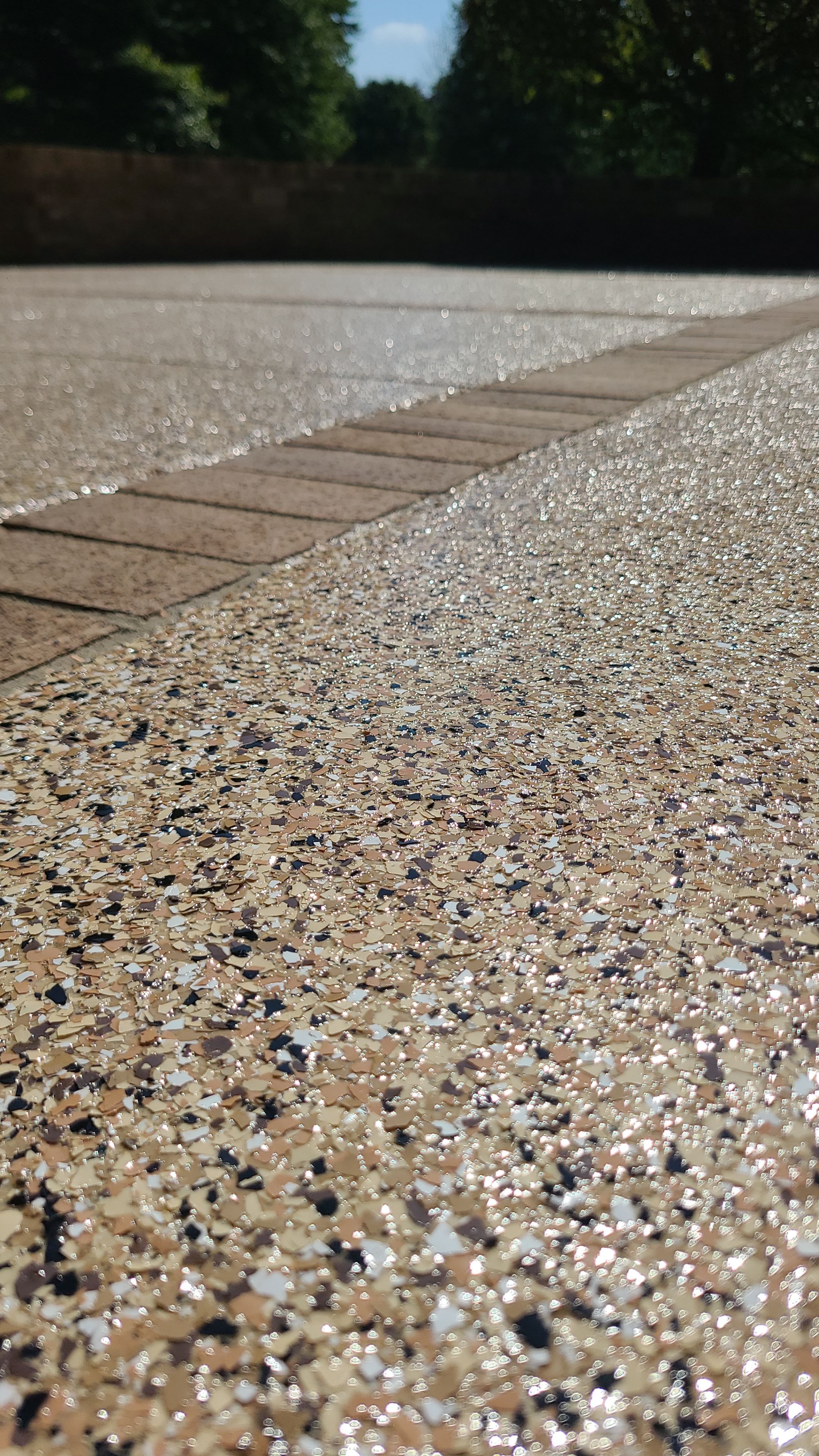 Patio in Sandstone - Hermitage, PA by Alexander Concrete Coatings