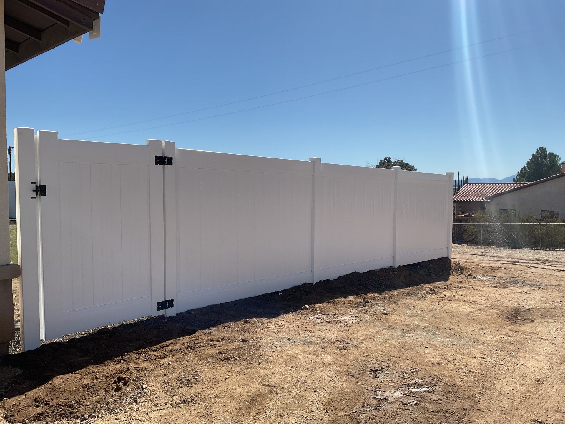 Fence Installation using Vinyl by Fence Guys Inc.