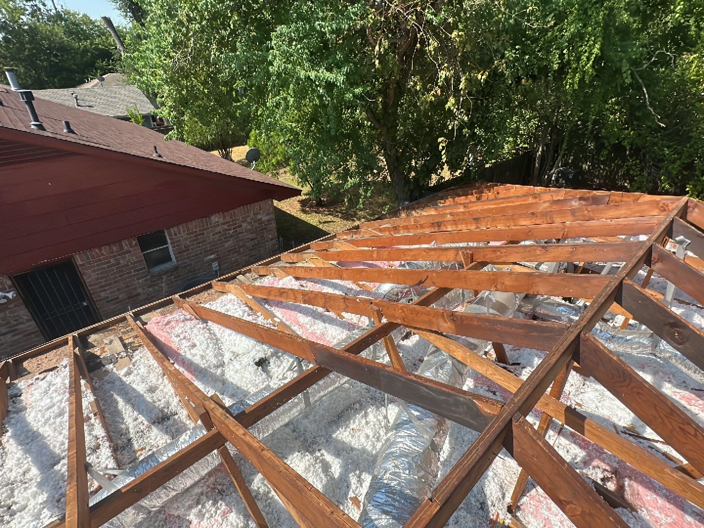 Residential Roofing Installation using Owen's Corning Duration (Lifetime) Shingles by Roof Repair Company