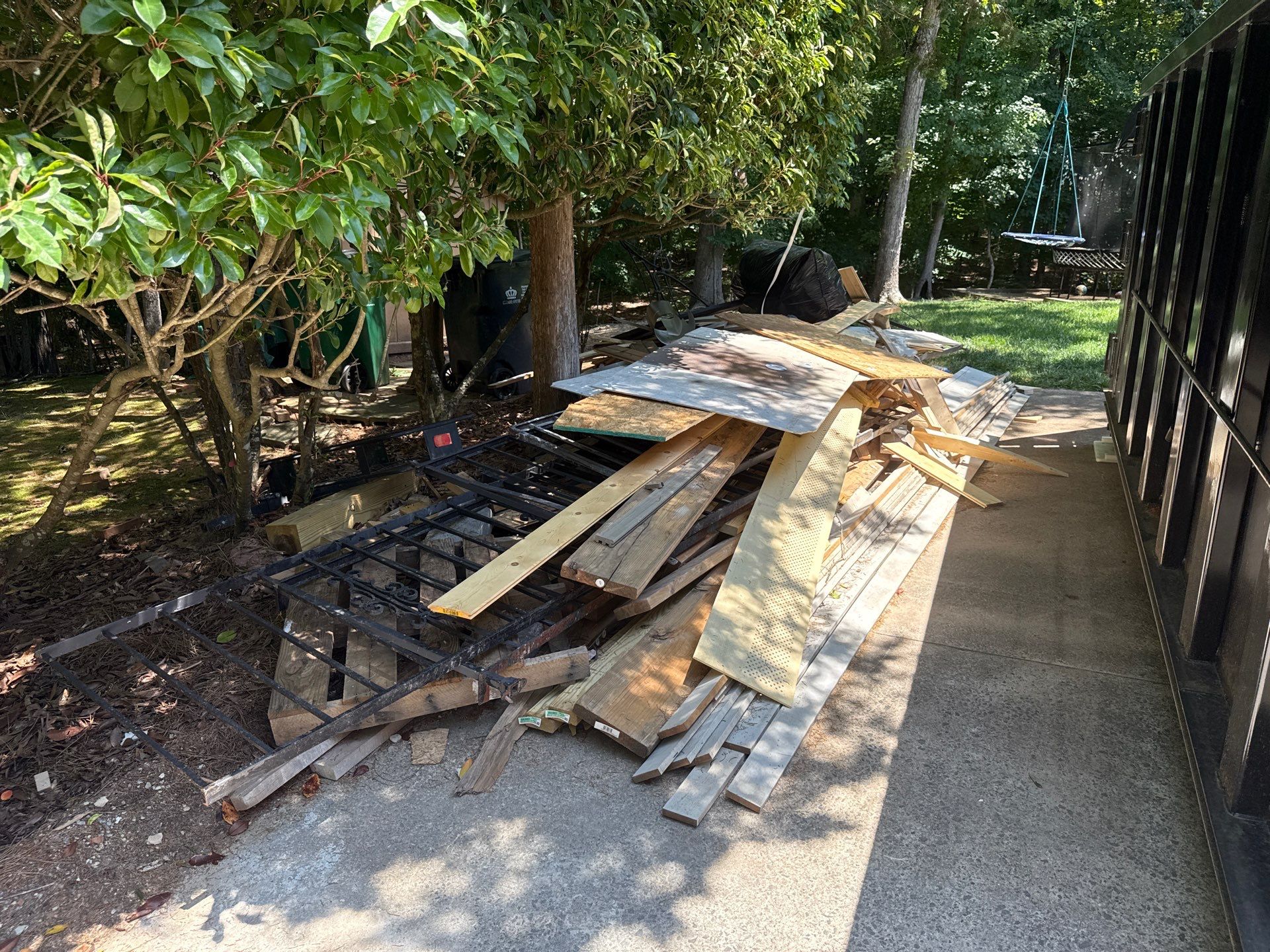 Project in Charlotte by Badger Hauling