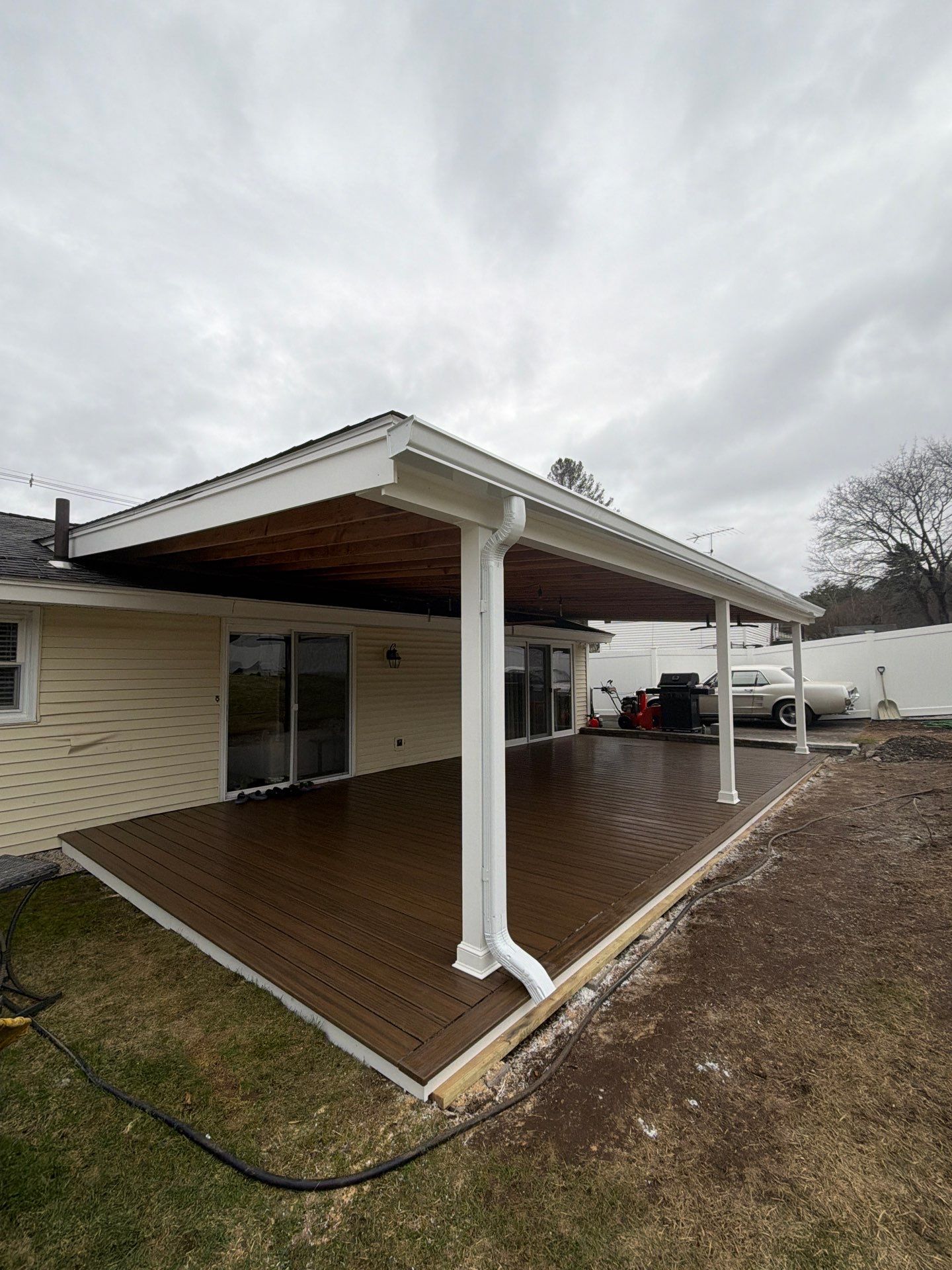 Composite Deck Installation in Hudson by UBrothers Construction
