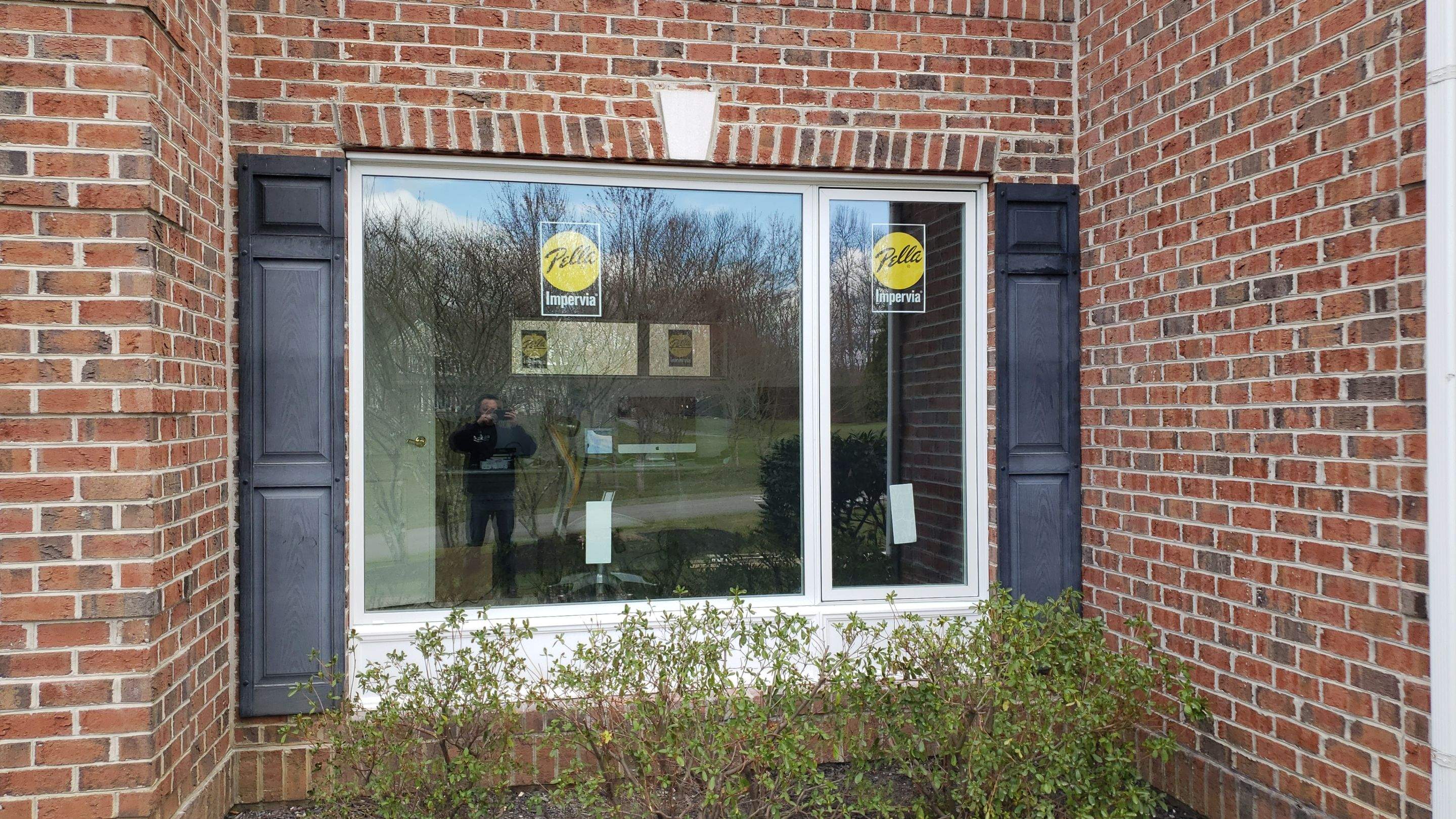 Window Installation using Pella Impervia Fiberglass Windows by Roof Right Inc