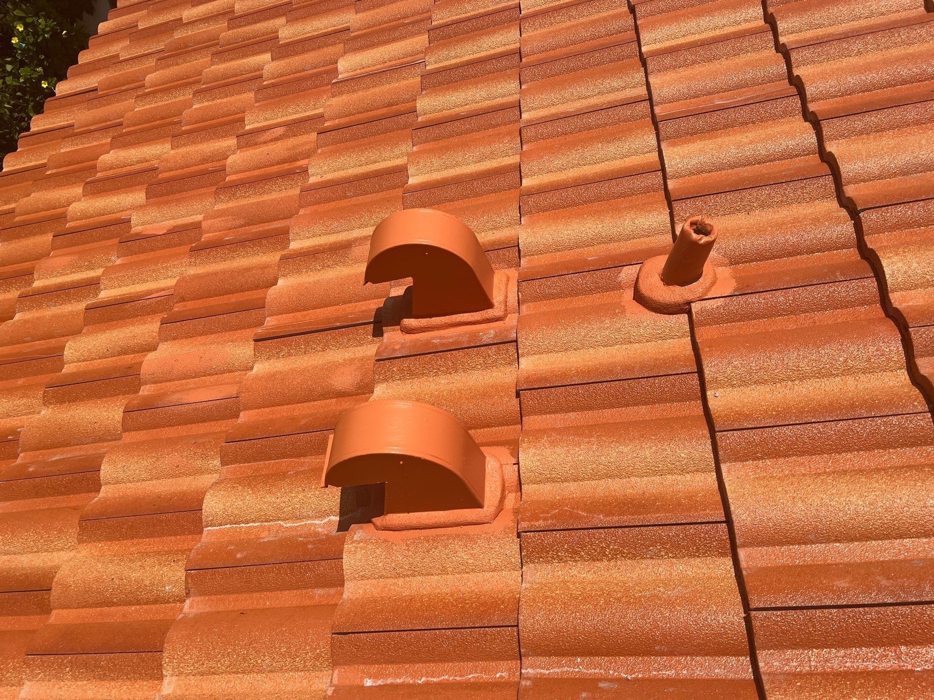 Residential Roofing Installation using Villa 900 Mission Sunset Tile by Durabilis Roofing INC