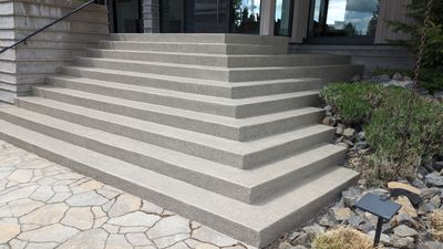 Entryway Transformation using Trail Mix 1/8" Chip