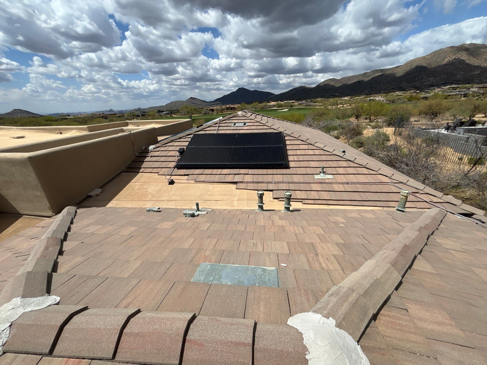 Residential Roofing Repair using Coating/Tile Roof underlayment by C&N Roofing  INC 
