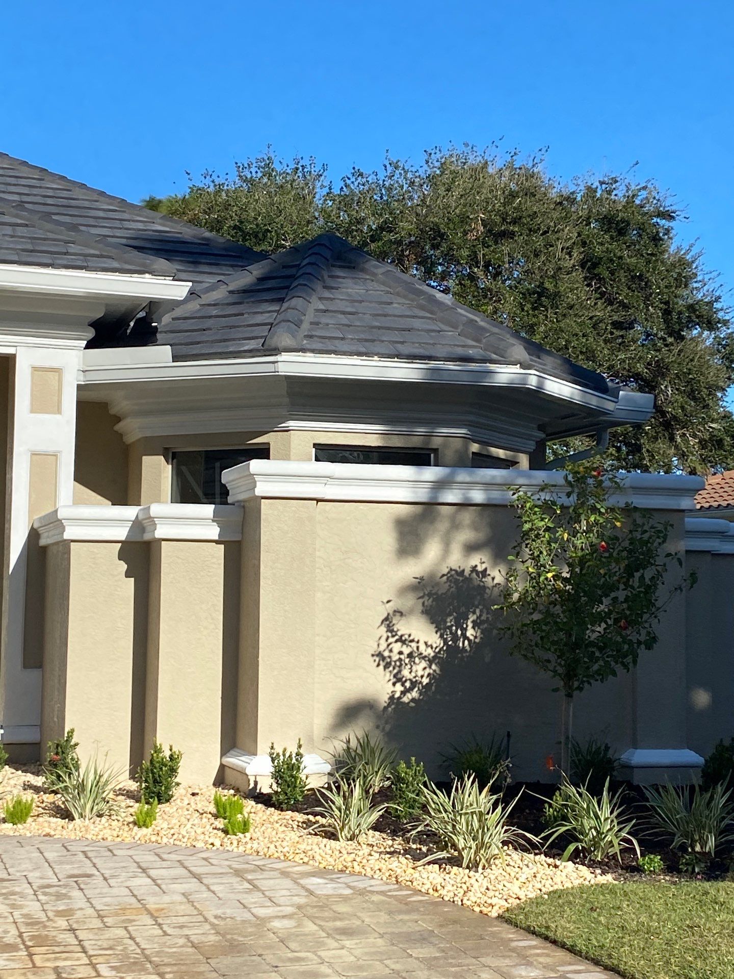 Splash Guard installation in Naples FL by Gutter Professors