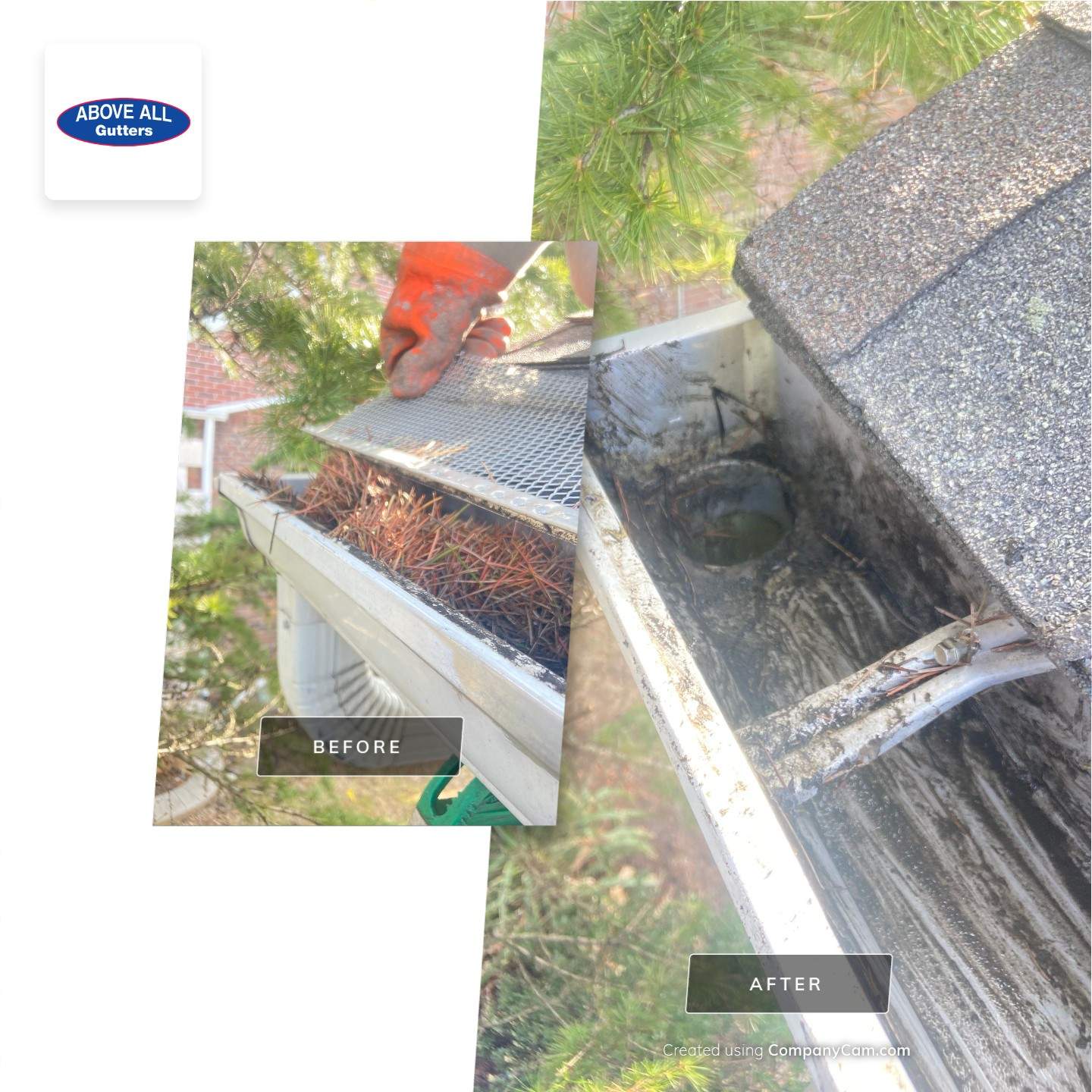 **Transforming Neglected Gutters: A Long Island Revival** 🌟🏡 by Above All Gutters 