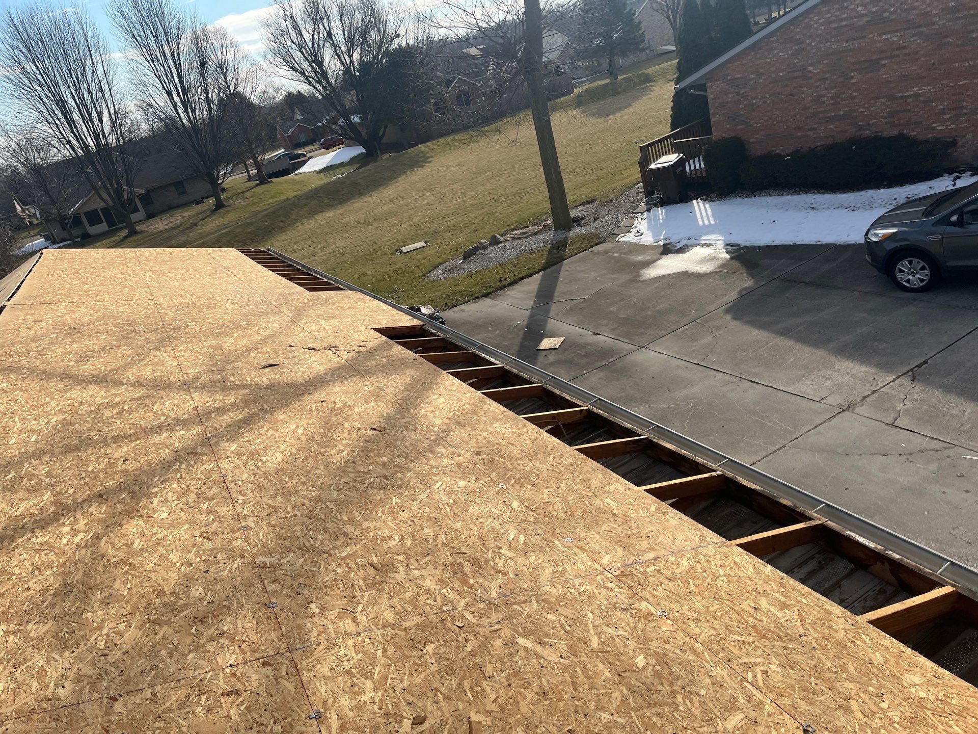 Residential Roofing Installation using GAF Timberline HDZ Weathered Wood by Nitro Roofing and Construction