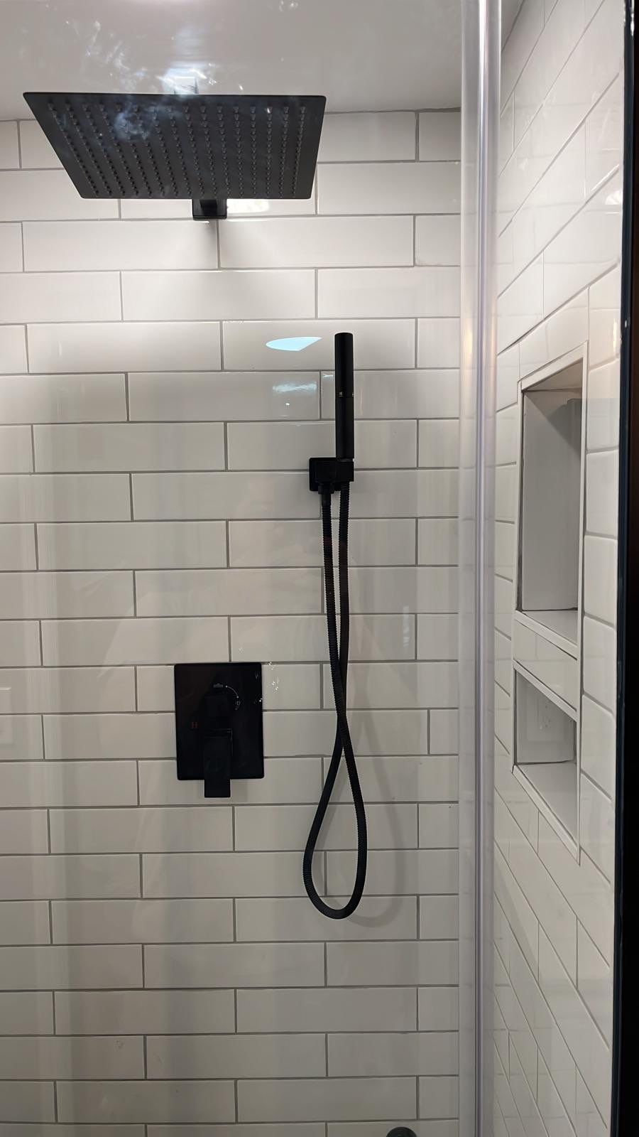 Bathroom Remodel using Tile by Home Concepts Construction