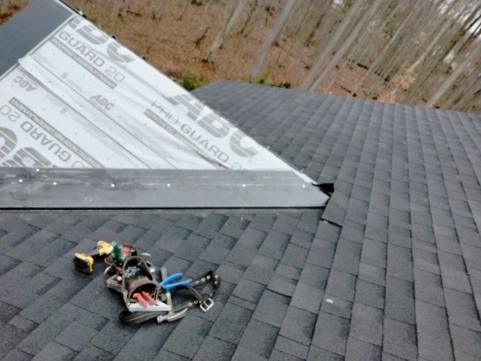 Residential Roofing Installation using Owens Corning Duration, Driftwood by Absolute Roofing and Construction