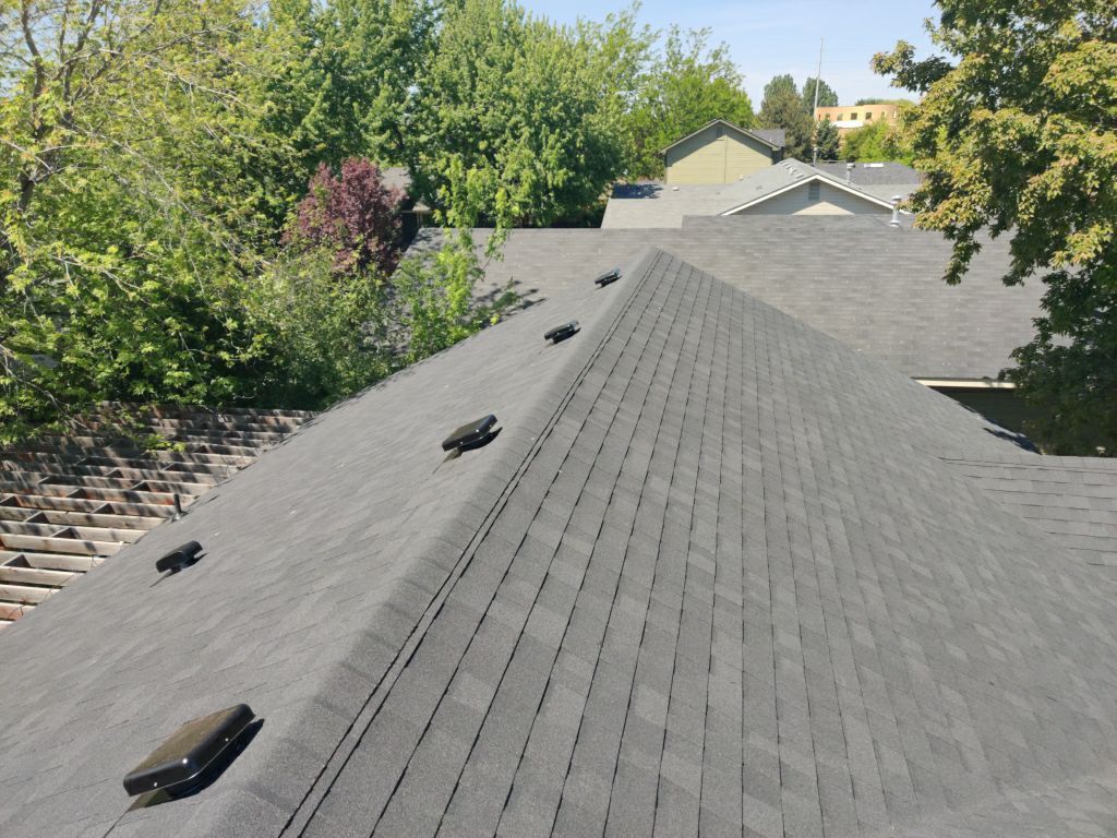 Boise Single Level Residential Roofing Installation using Owens Corning by ID Roofing LLC
