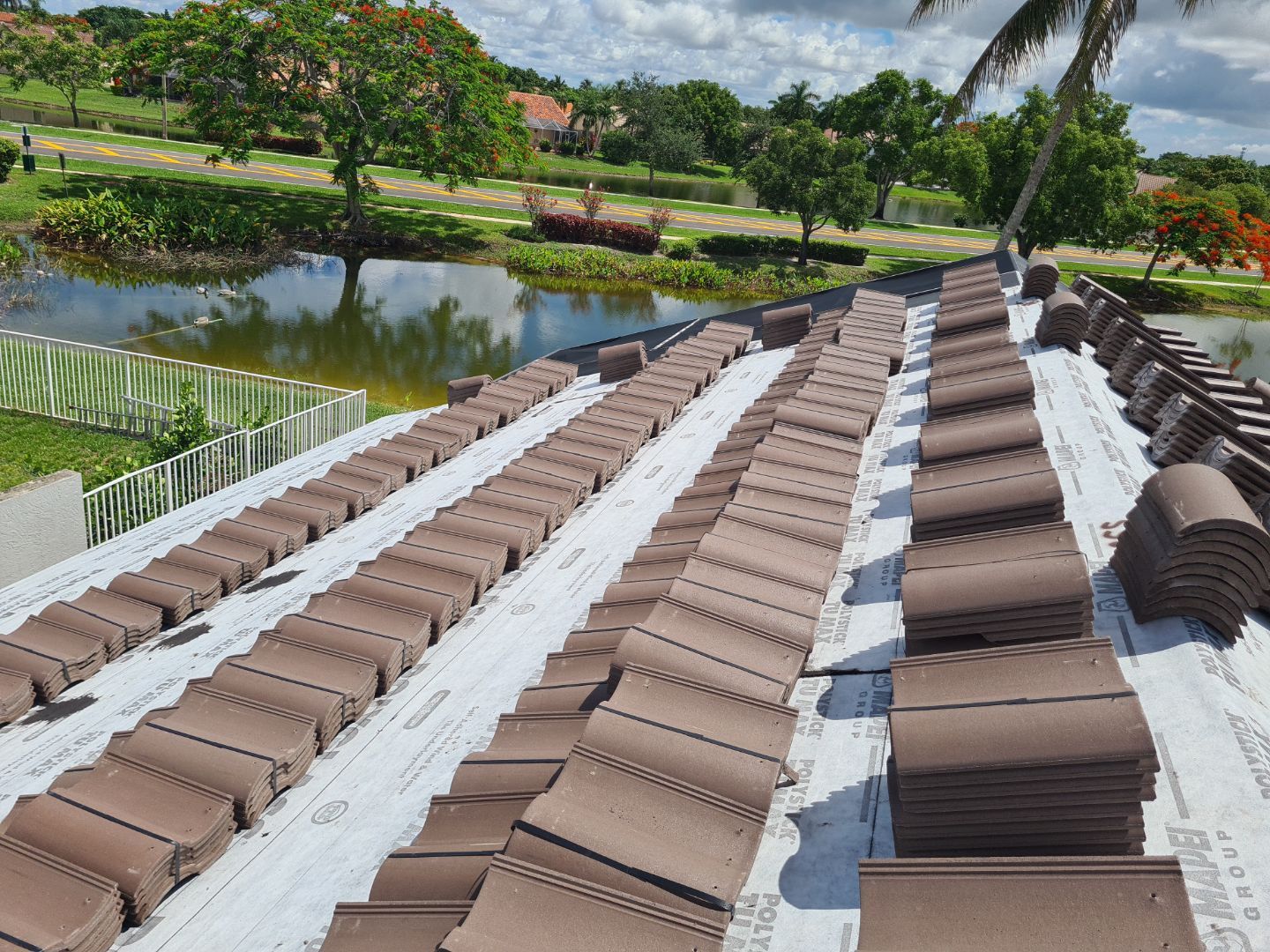 Residential Roofing Installation using WestLake Roofing Tile by BLUES BROTHERS ROOFING