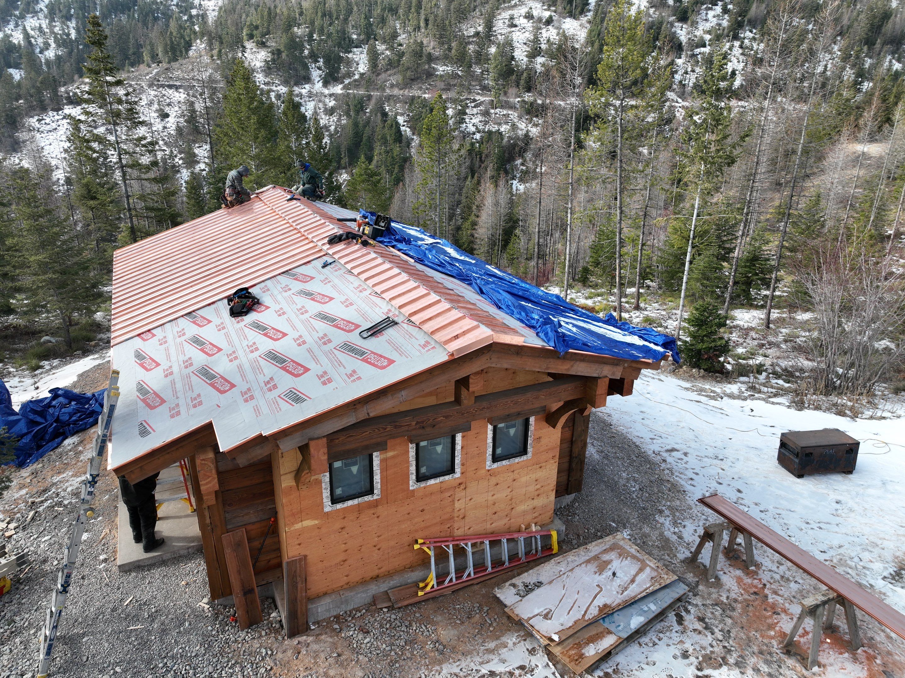 Zip Line Standing Seam  by Montana Roofing Solutions