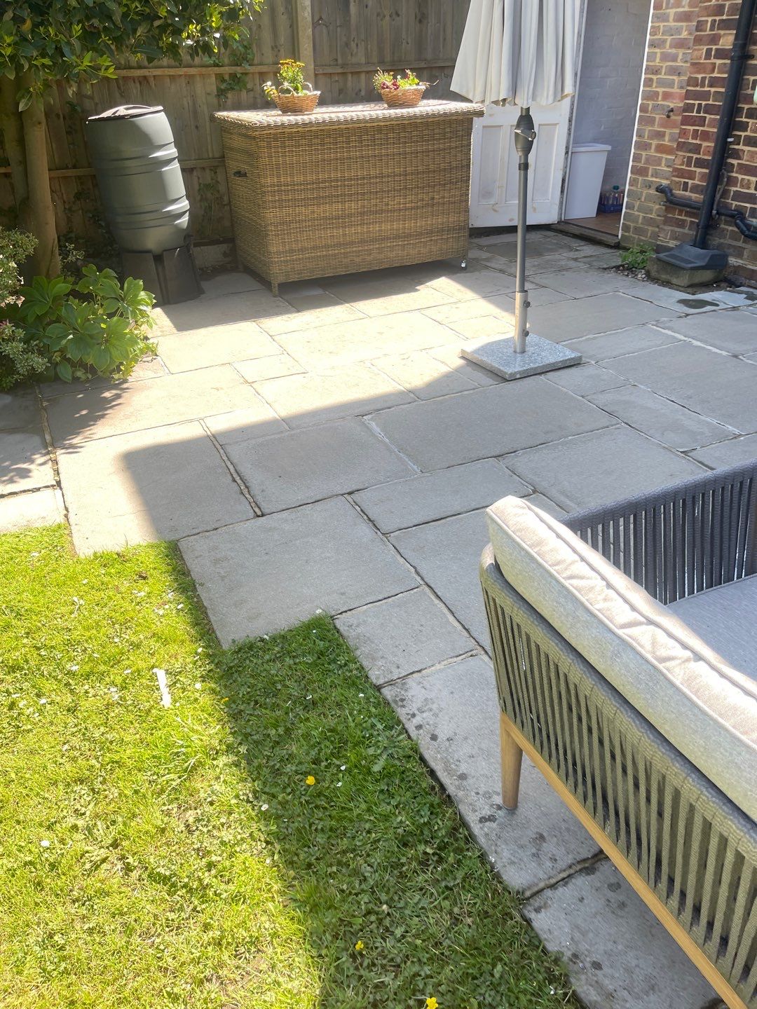 Driveway And Patio Clean using honda 21 ltr/min by Ges Exterior Cleaning ltd