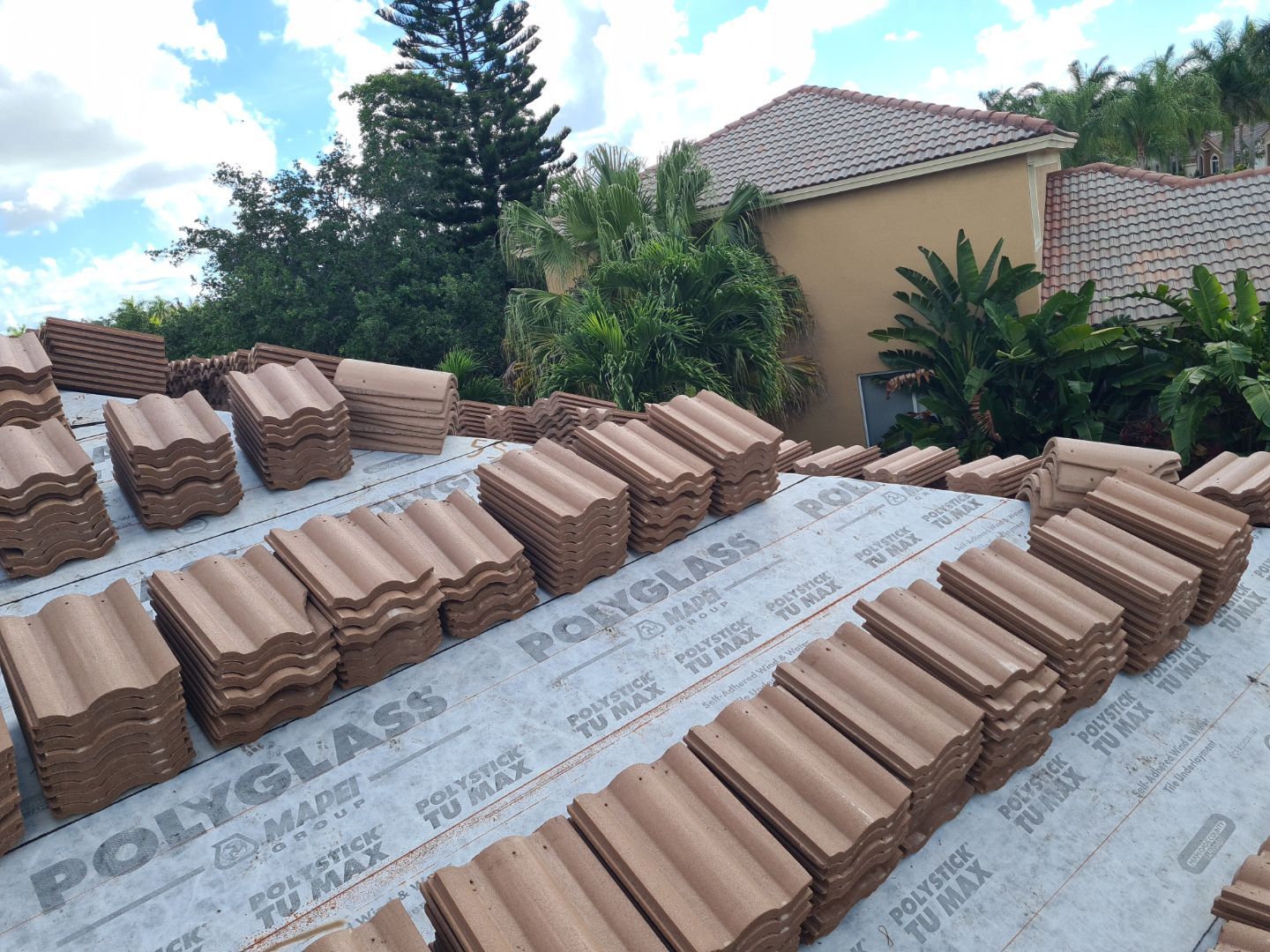 Residential Roofing Installation using Eagle Roofing Tile by BLUES BROTHERS ROOFING