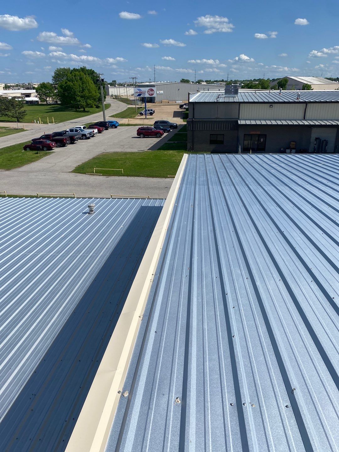 Metal Roof Project in Tulsa by Decor Roofing & Restoration