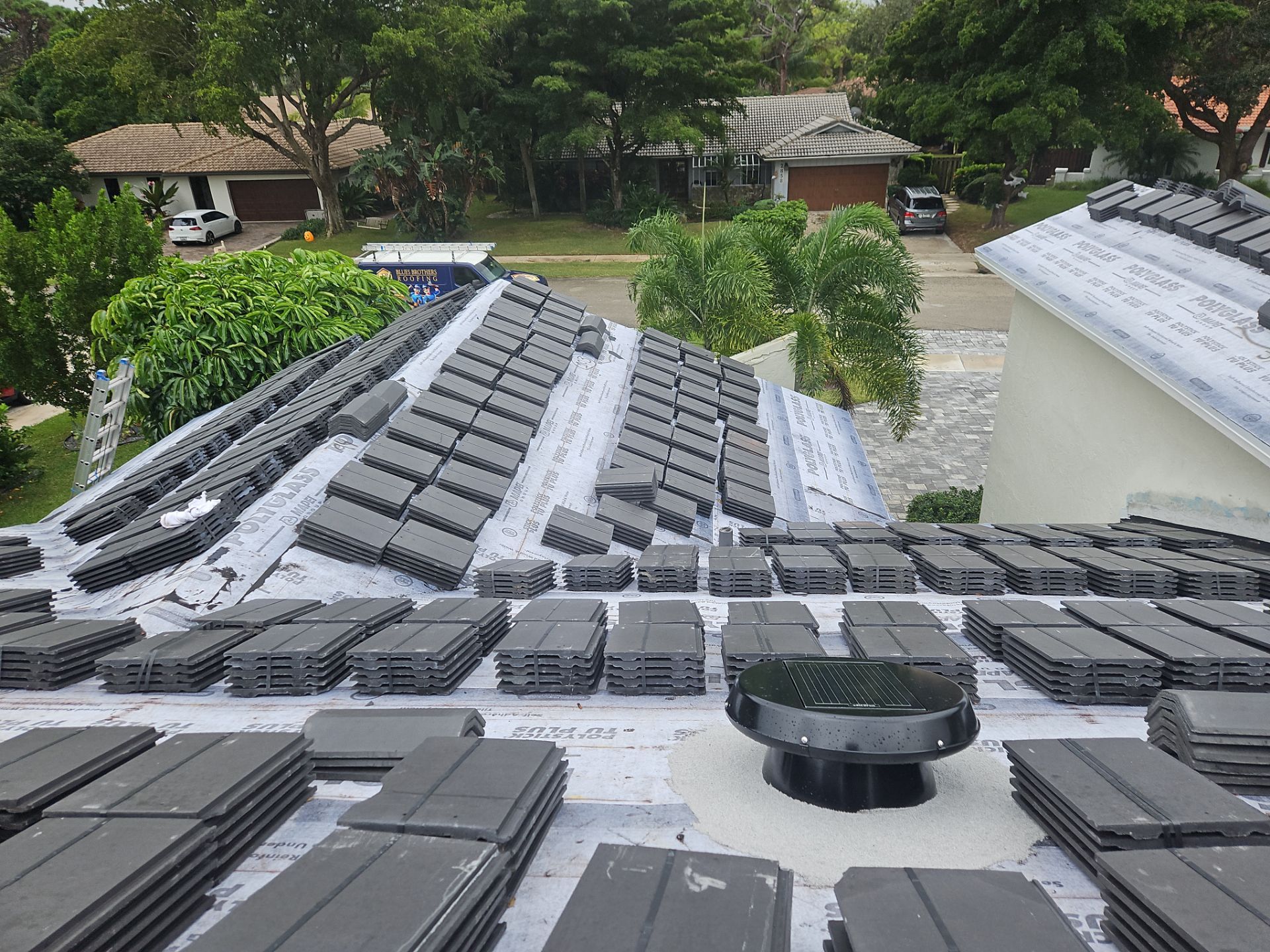 Residential Roofing Installation using WestLake Roofing Tile by BLUES BROTHERS ROOFING