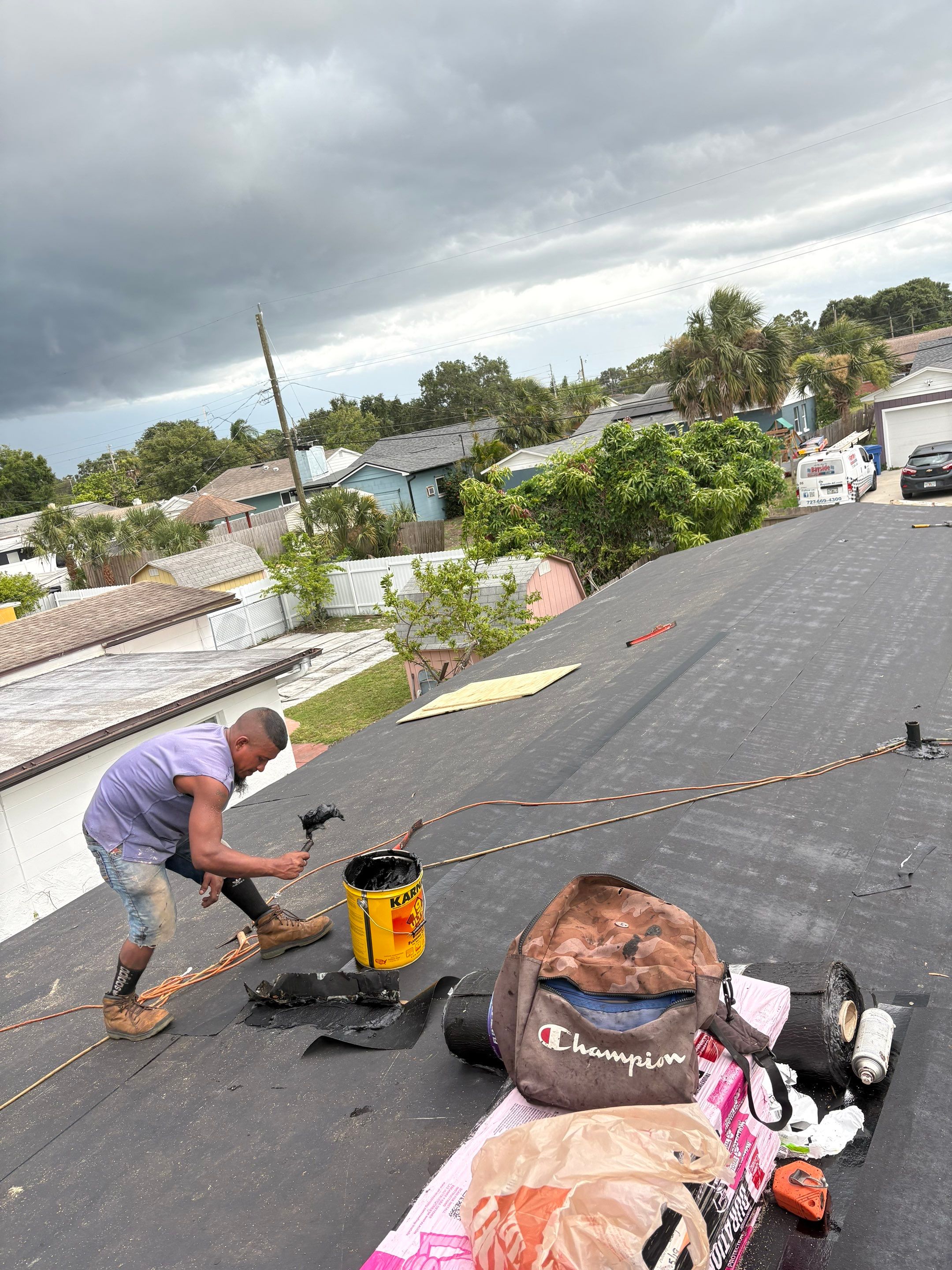 Project in St. Petersburg 33713 by Mitchell Roofing Company LLC 