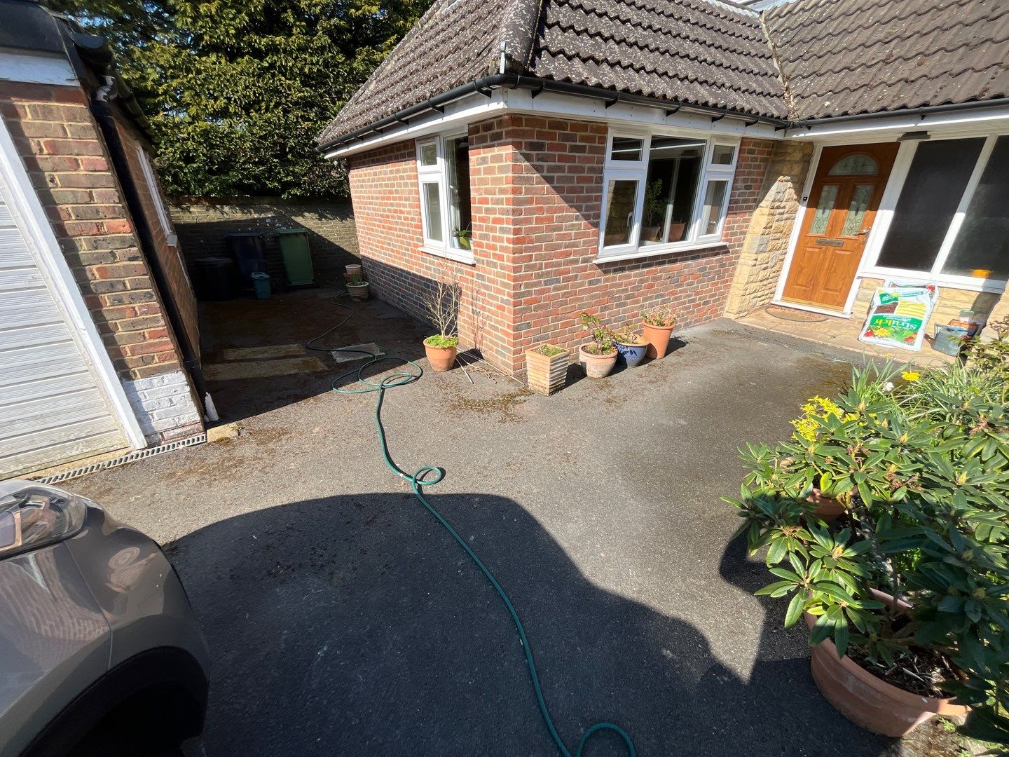 Patio Clean using Honda 21lt High Pressure Machine by Ges Exterior Cleaning ltd