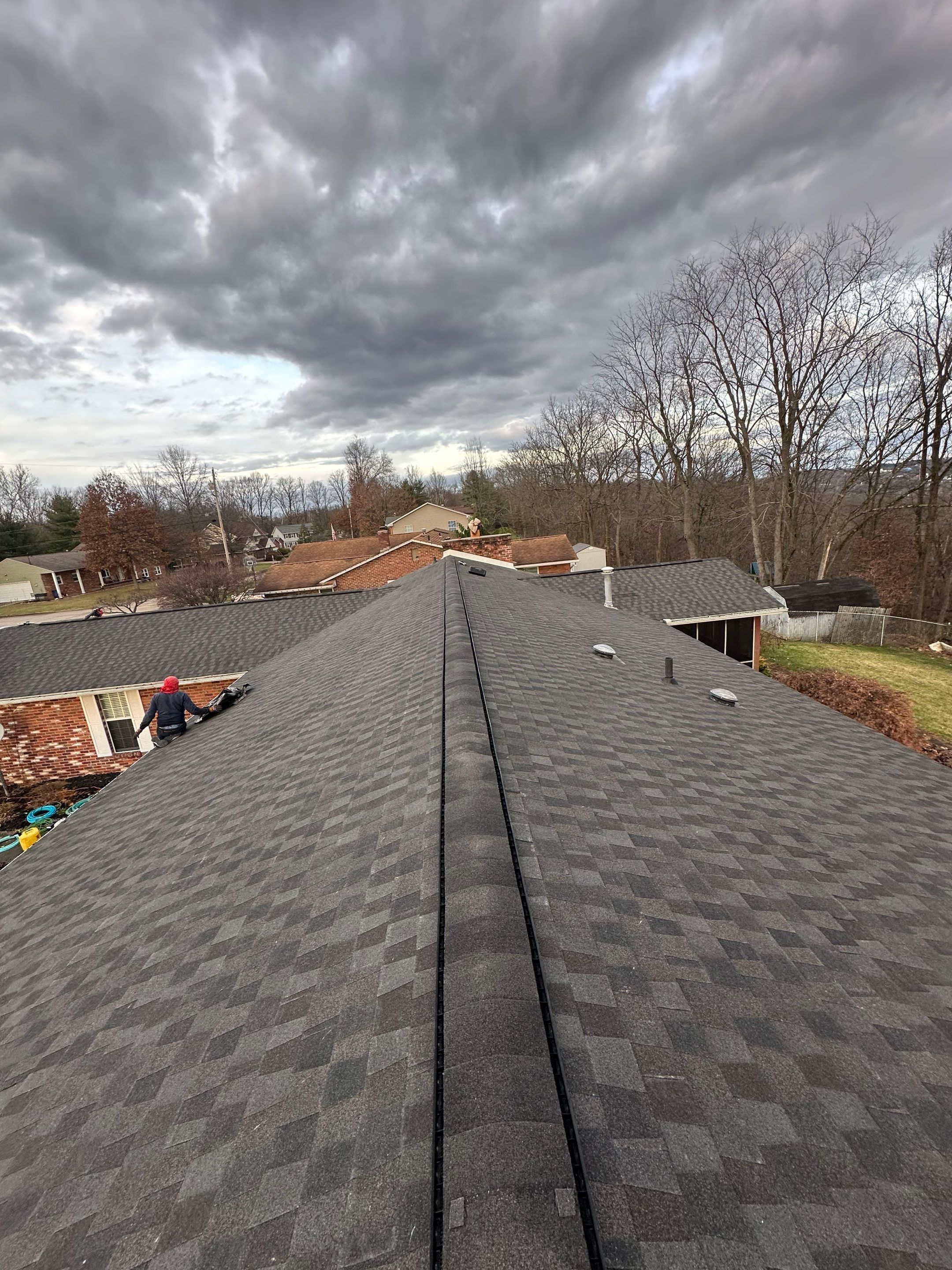 Residential Roofing Installation using GAF Timberline HDZ by Rainstoppers Roofing