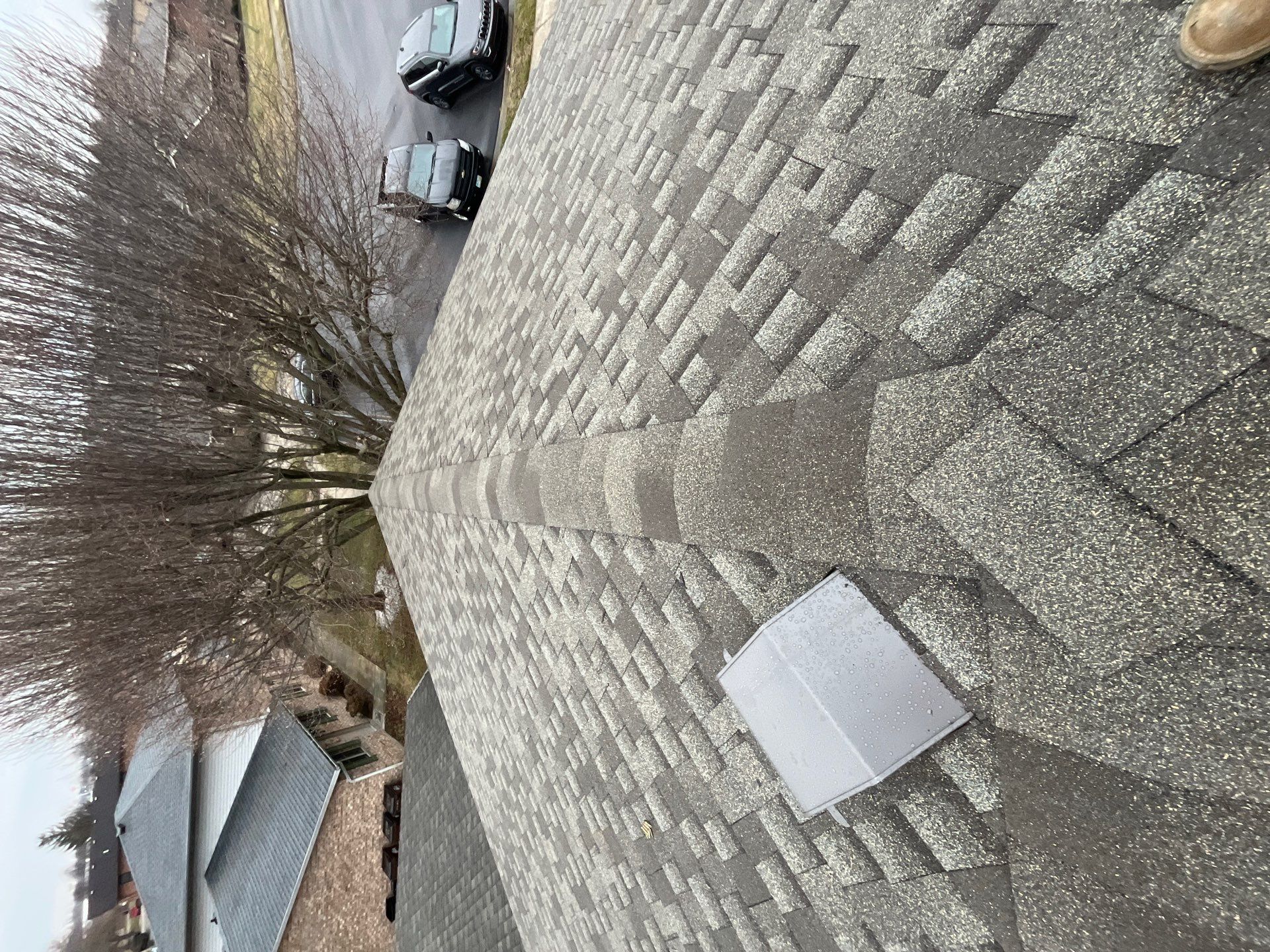 Residential Roofing Installation using GAF Timberline HDZ Weathered Wood by Nitro Roofing and Construction