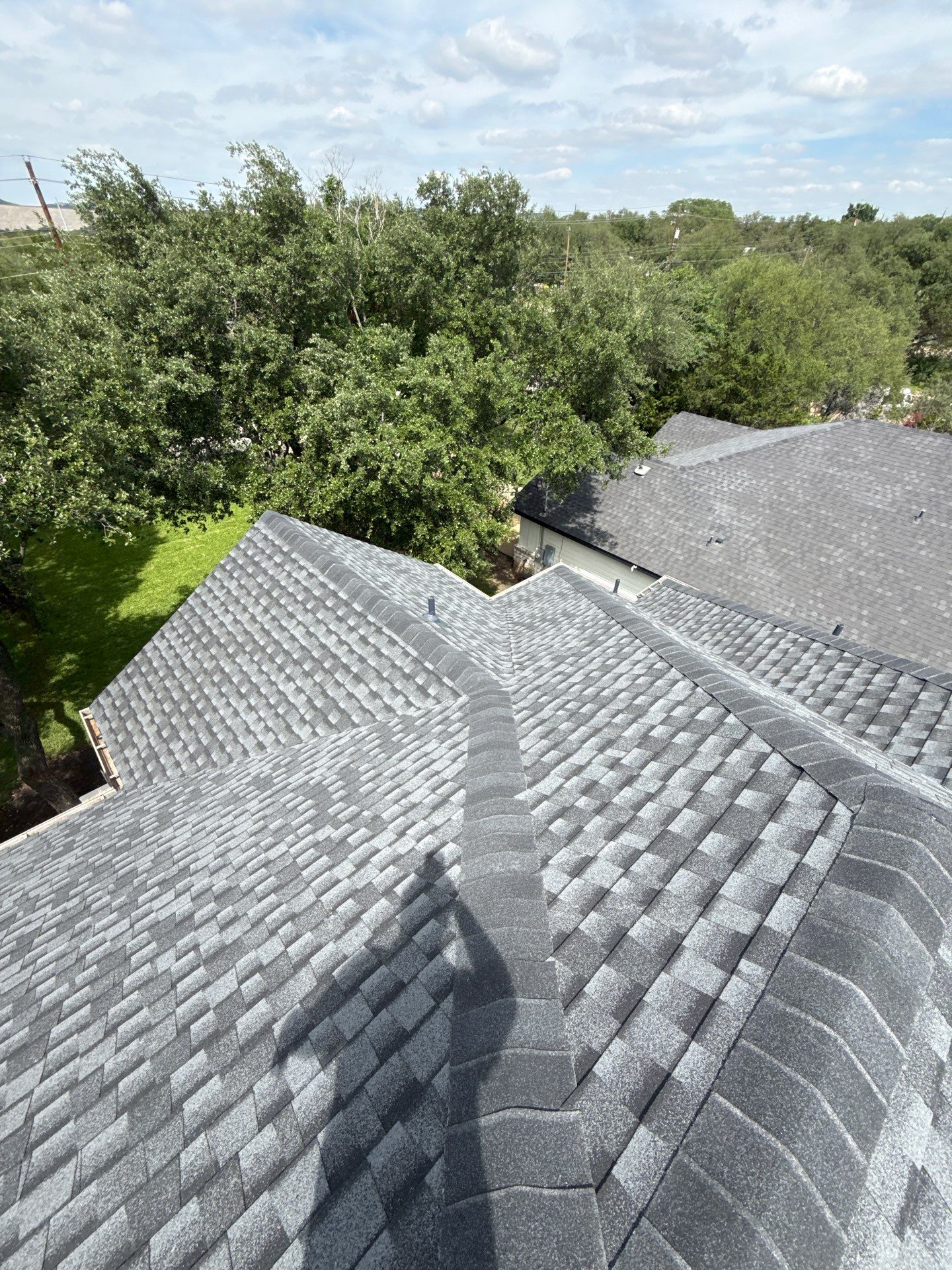 Residential Roof Replacement using GAF - UHDZ - Charcoal by Action Exteriors Austin