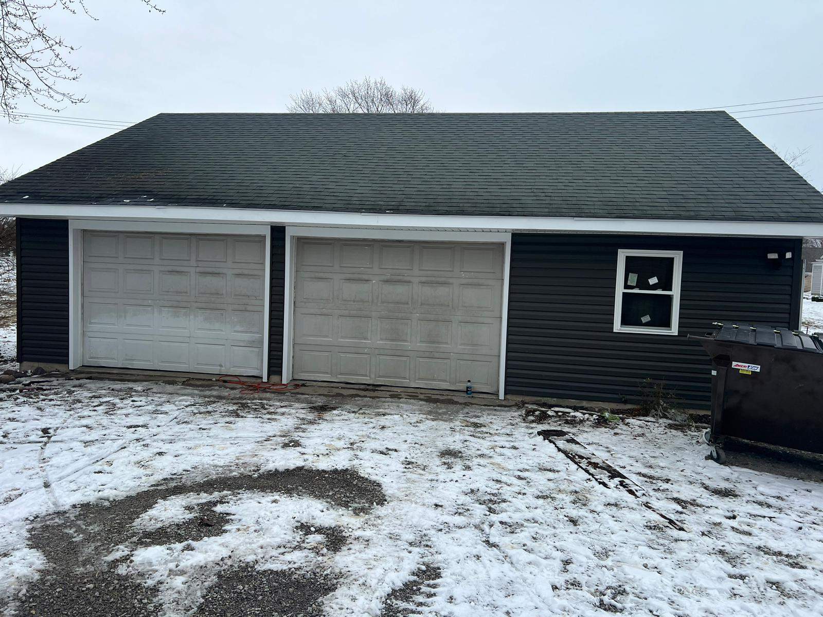 Residential fascia replacement using Exterior Portfolio 4.5 DL - Peppercorn by Nitro Roofing and Construction