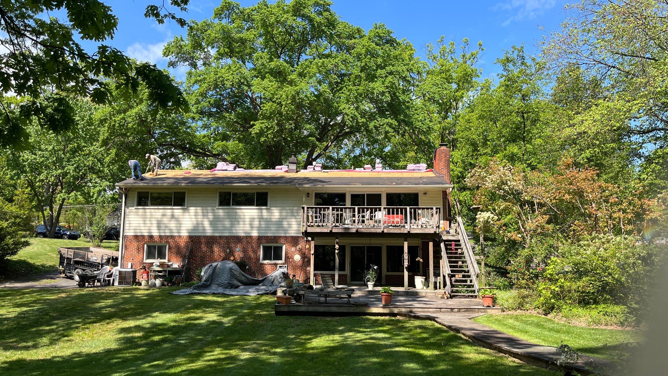 Residential Roof Replacement using Owens Corning TrueDefinition Architectural Shingle by RJC General Construction, LLC.