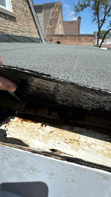 Turtle Shell gutter protection installation in Chicago, IL 60634, photograph 14