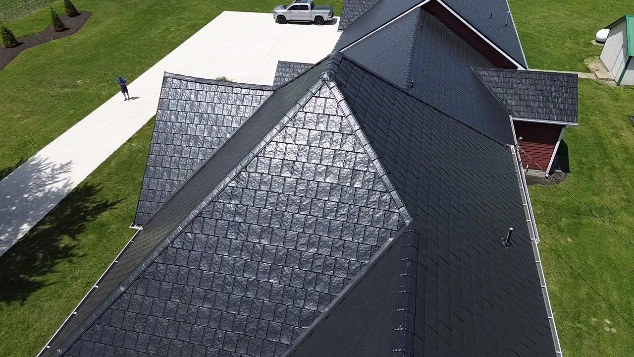Historic Metal Slate Roof Restoration in Elwood, IN by 4Ever Metal Roofing