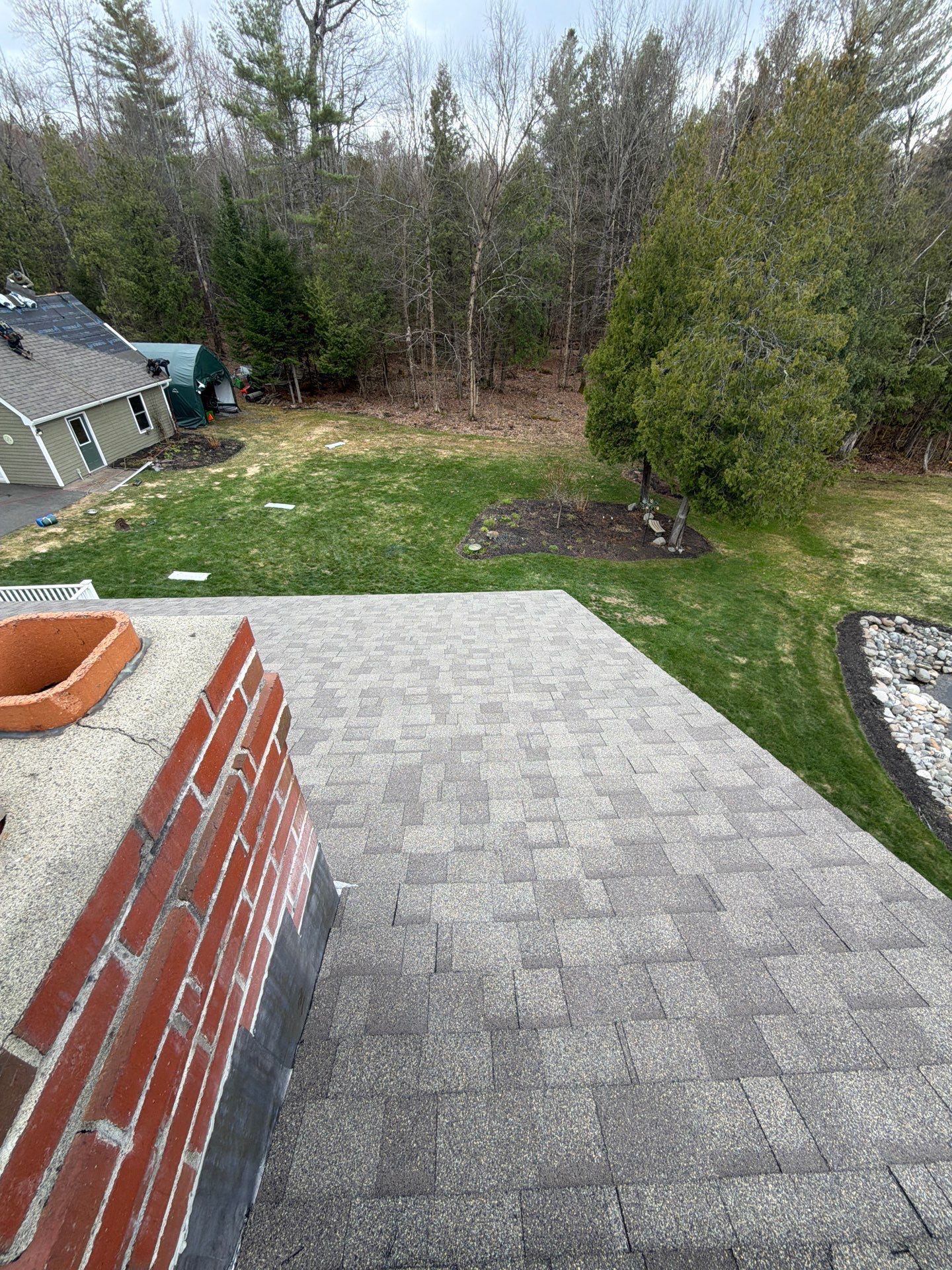 Asphalt Roof Replacement with IKO Cambridge Shingles in Fairfield, ME by Tall pine roofing
