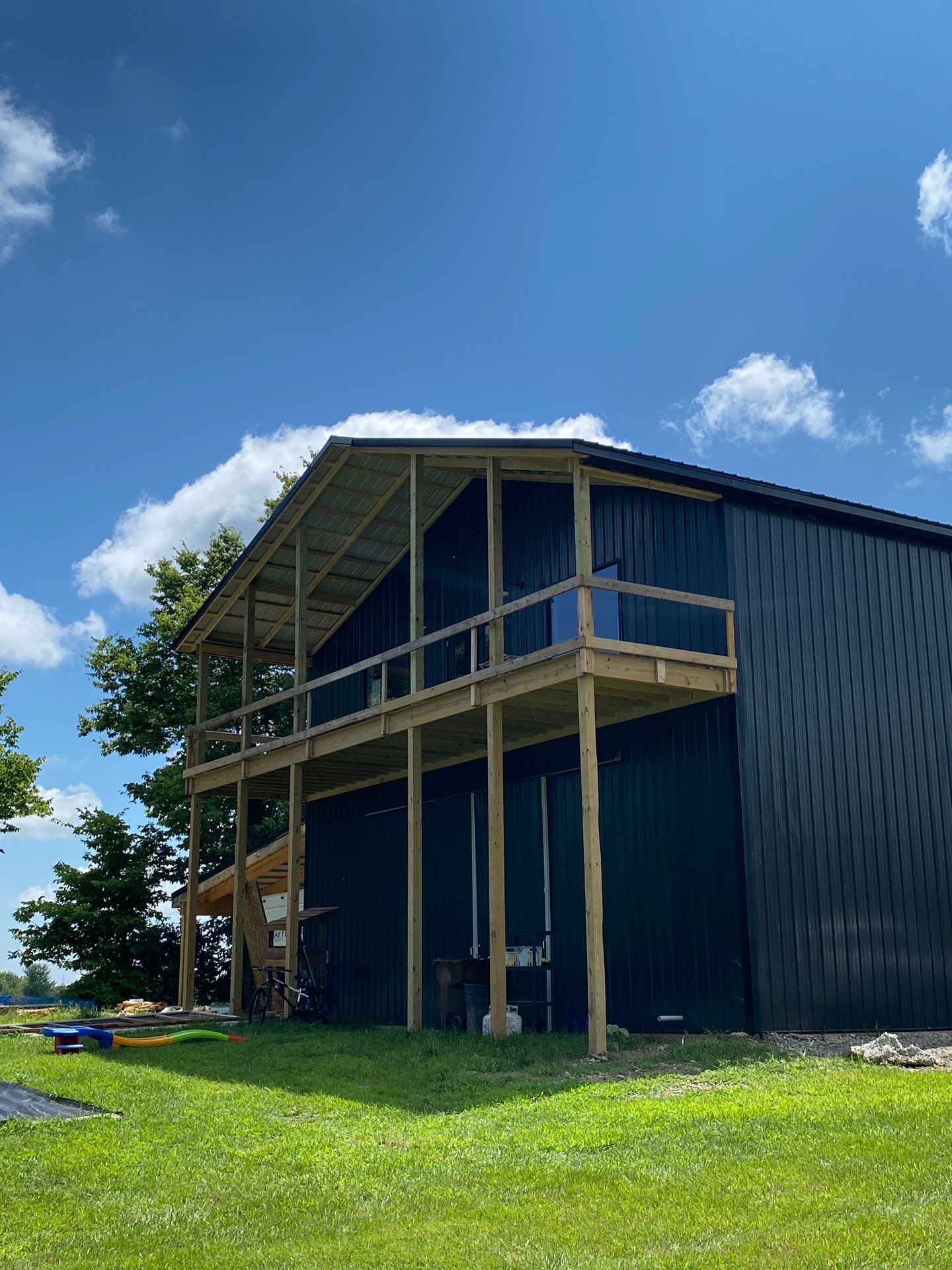 40'x22'x23' addition by The Barn Builders 