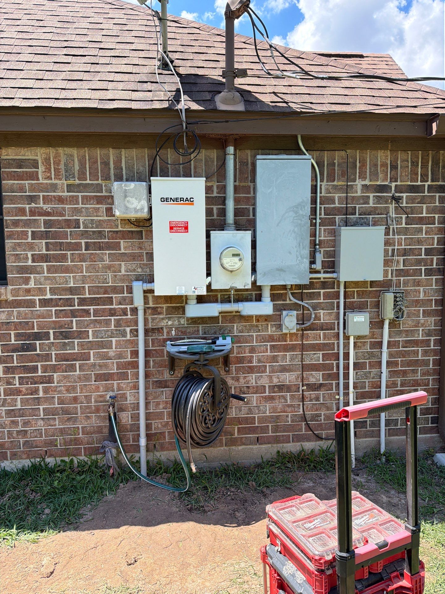 Residential Generac Standby Generator Installation in Montgomery County by GenTex Elite Services