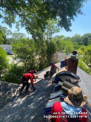  Roof Replacement Using CertainTeed Landmark Pro Shingles in Wilmington NC