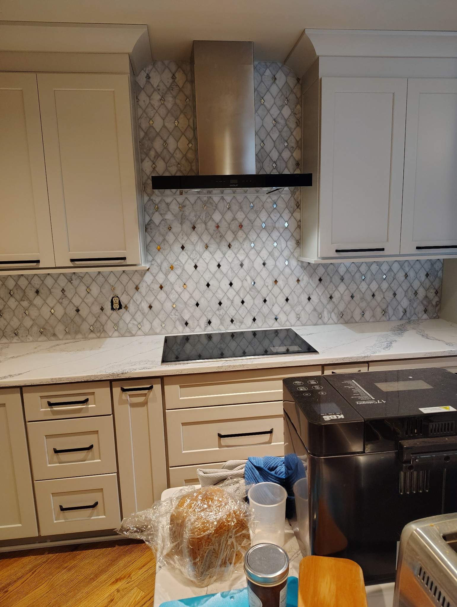 Glamorous Kitchen Backsplash  by Footprints Floors of Nashville