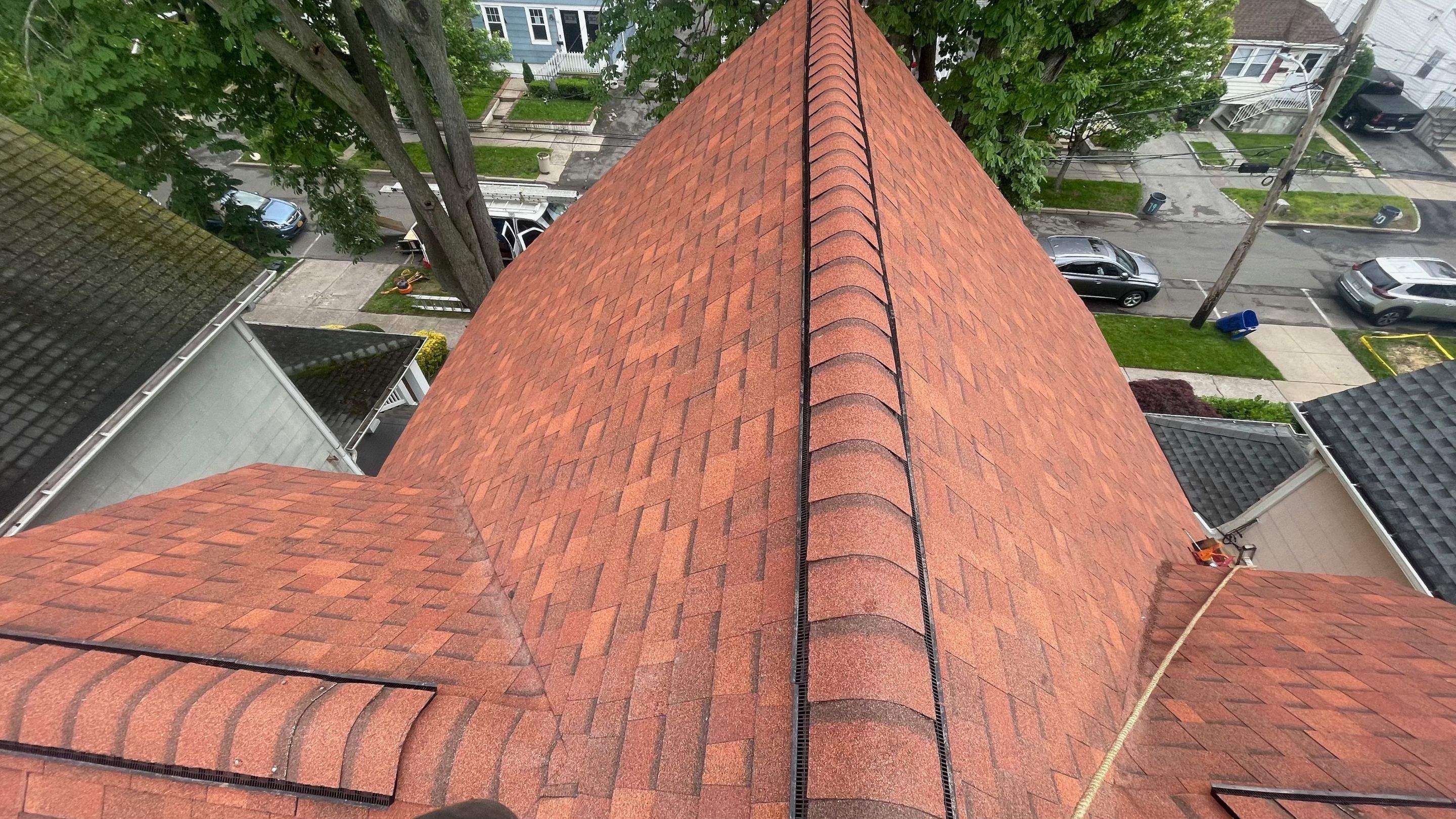 Project in New Rochelle by The Energy Efficient Roofer & George's Seamless Gutters