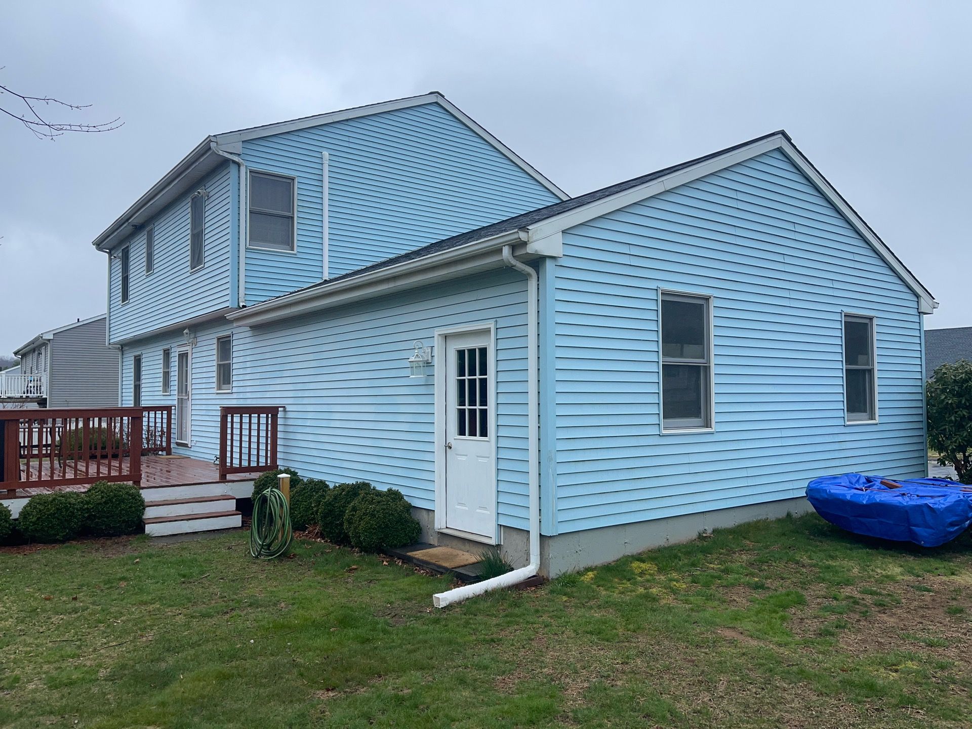 Siding Installation using CertainTeed Monogram Vinyl Siding - D4 - Desert Tan by A Plus Exterior